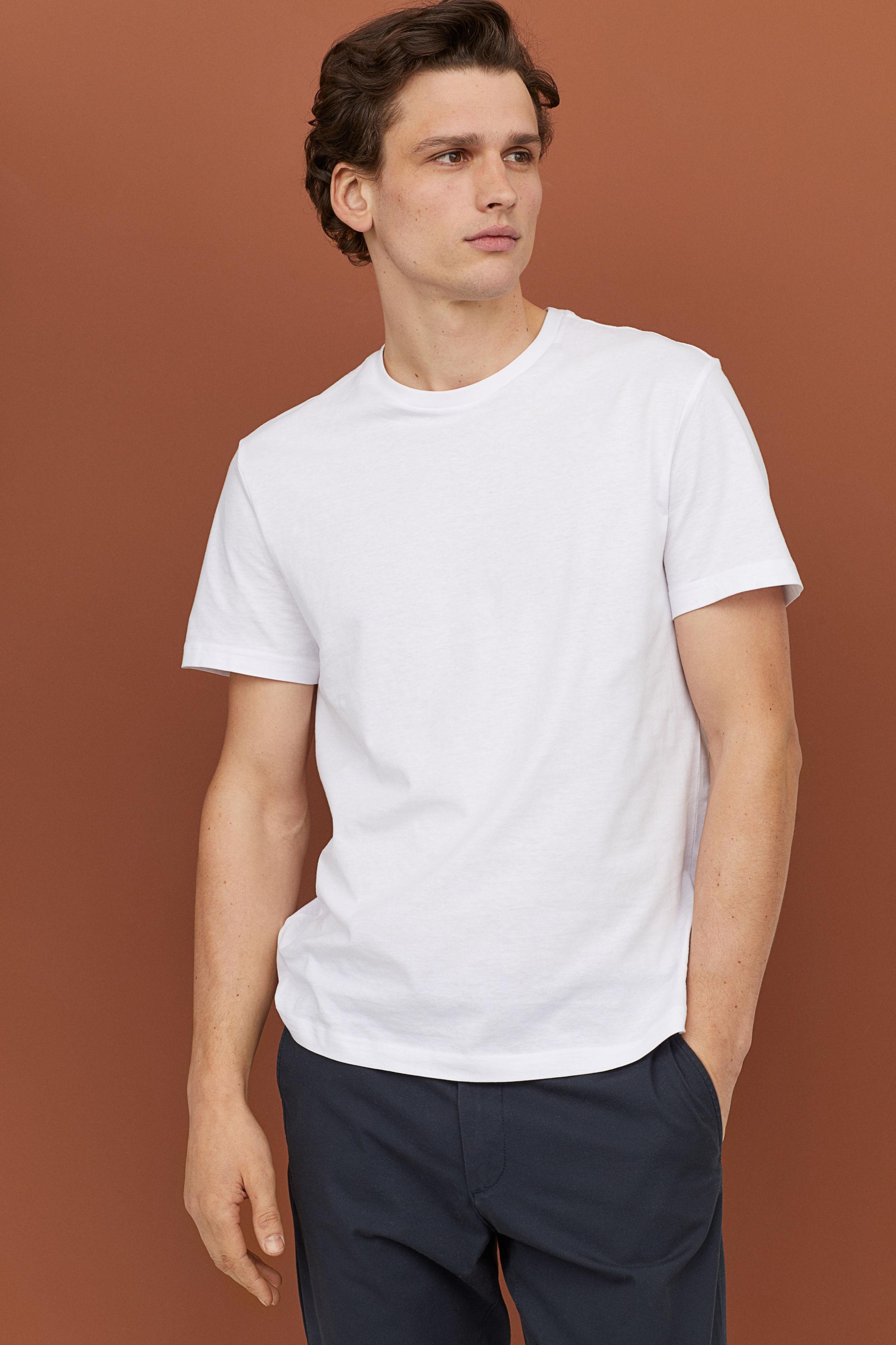 H&M 5-pack T-shirts Regular Fit in White for Men - Lyst