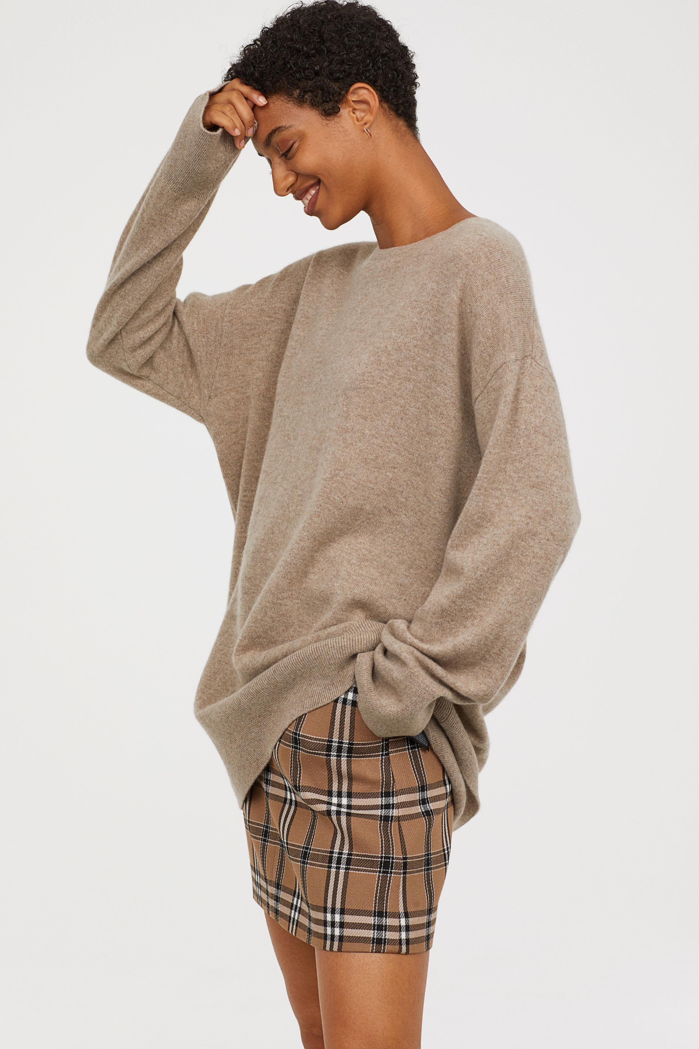 cashmere sweater beige