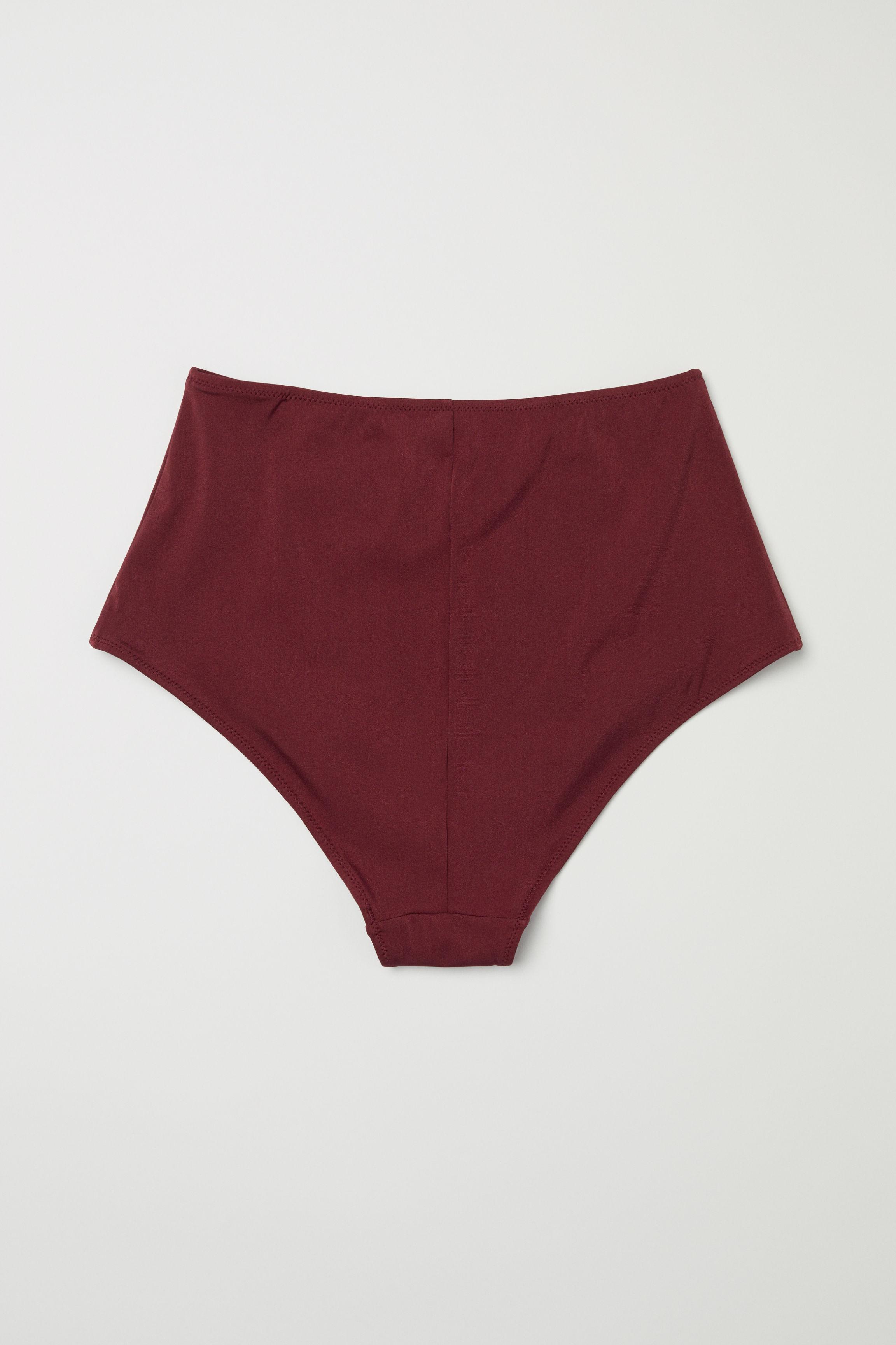 burgundy swim bottoms
