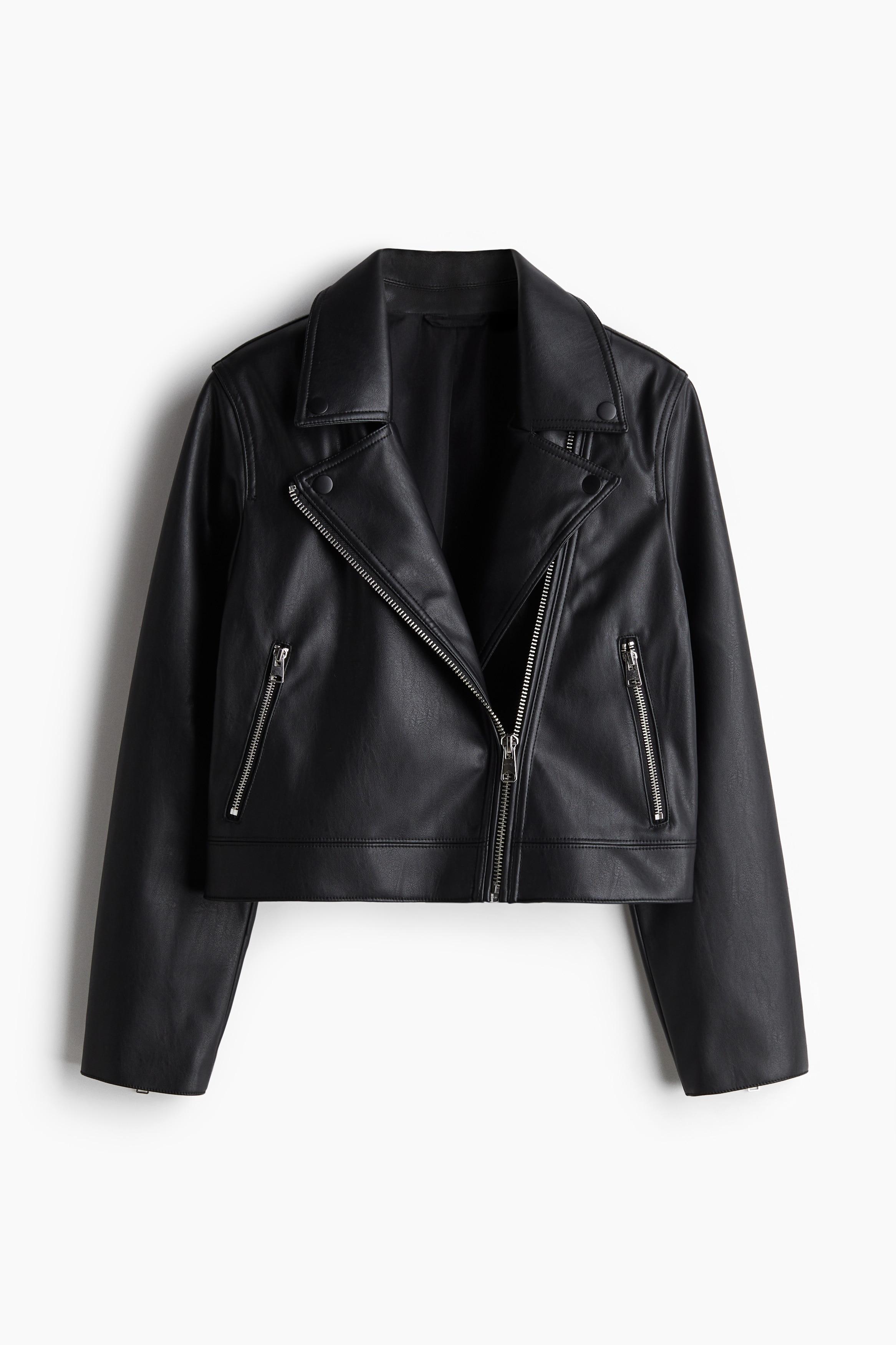 Biker Jacket H&m Hm Jacken Sale H&m Bikerjacke Aus Leder