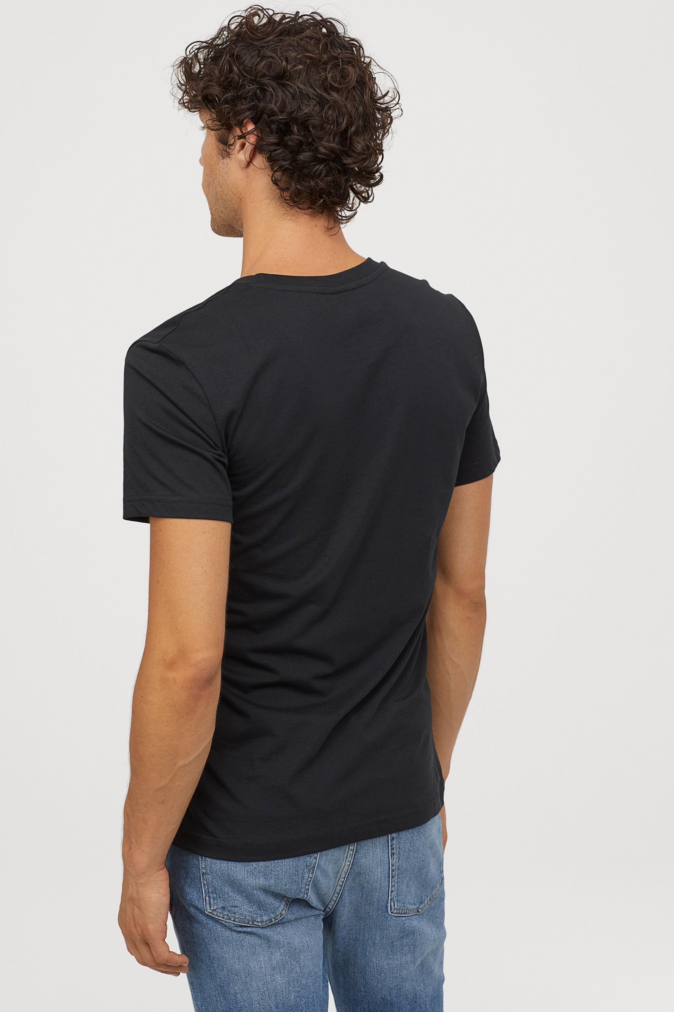 h&m t shirt plain