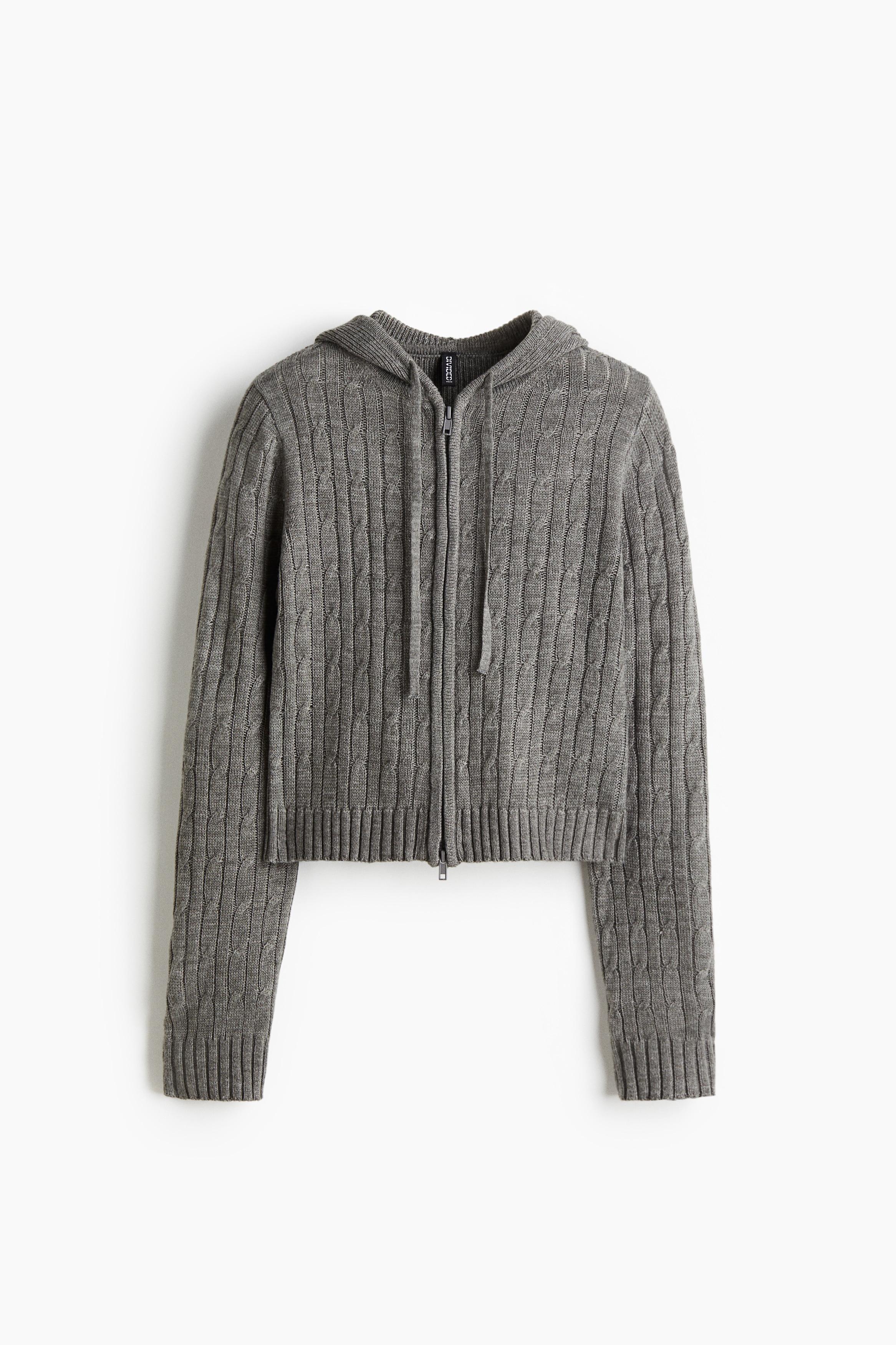Gilet À Capuche Zippé H&M en coloris Gris Lyst
