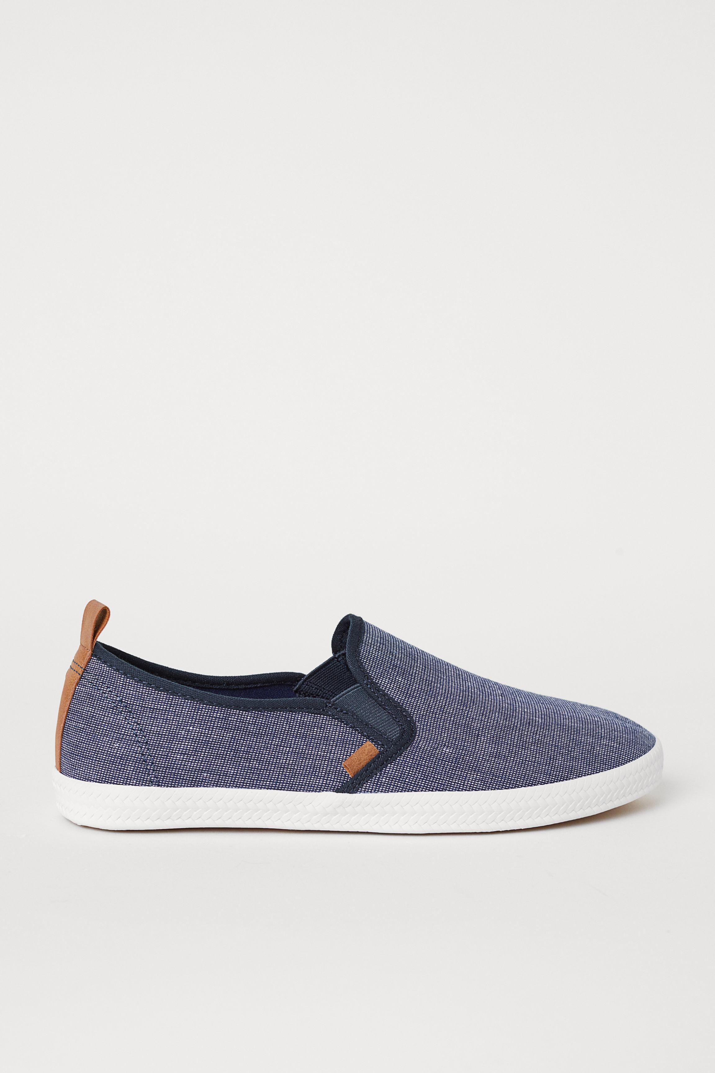 H&amp;M Slipon Shoes in Blue for Men Lyst