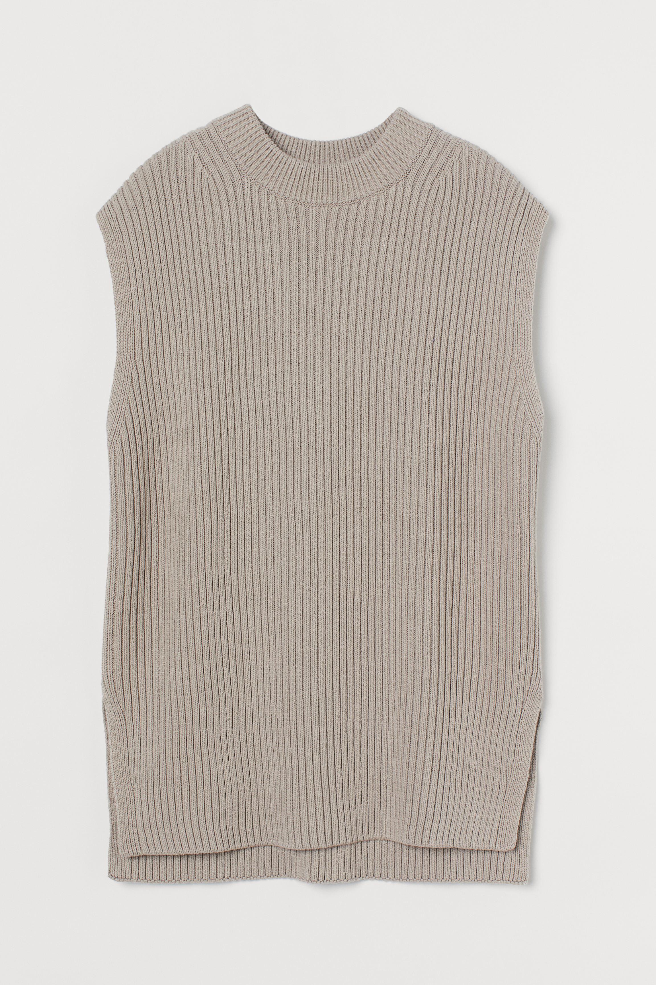 oversized sweater vest h&m