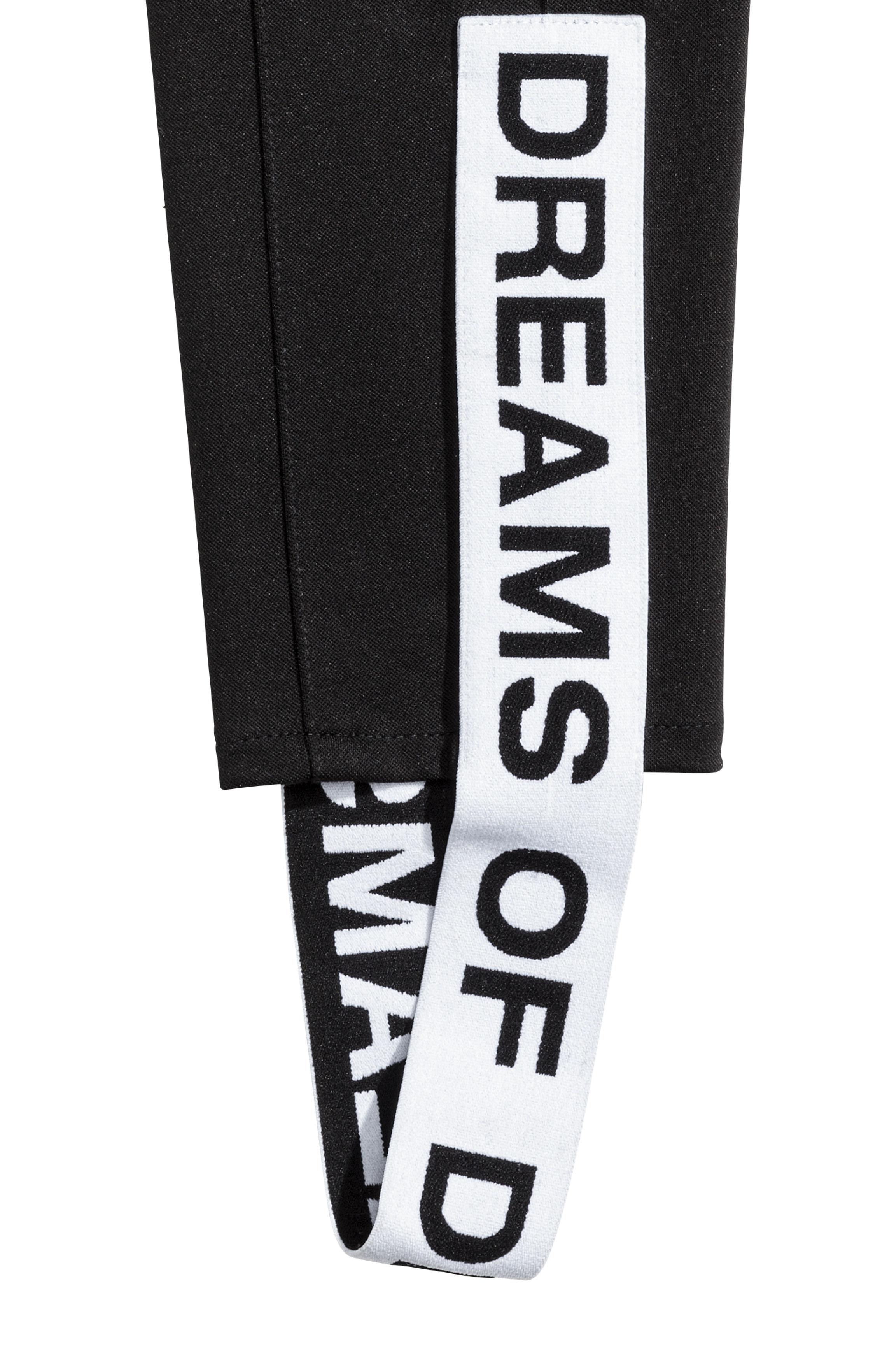 H\u0026M Synthetic Trousers With Foot Straps 