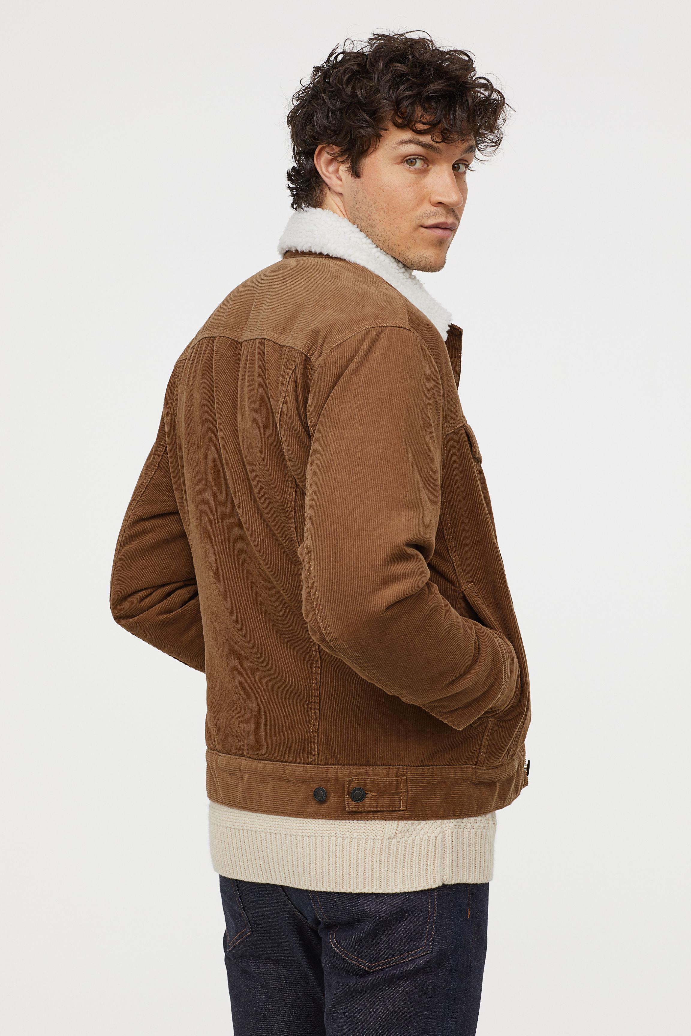 lined corduroy jacket