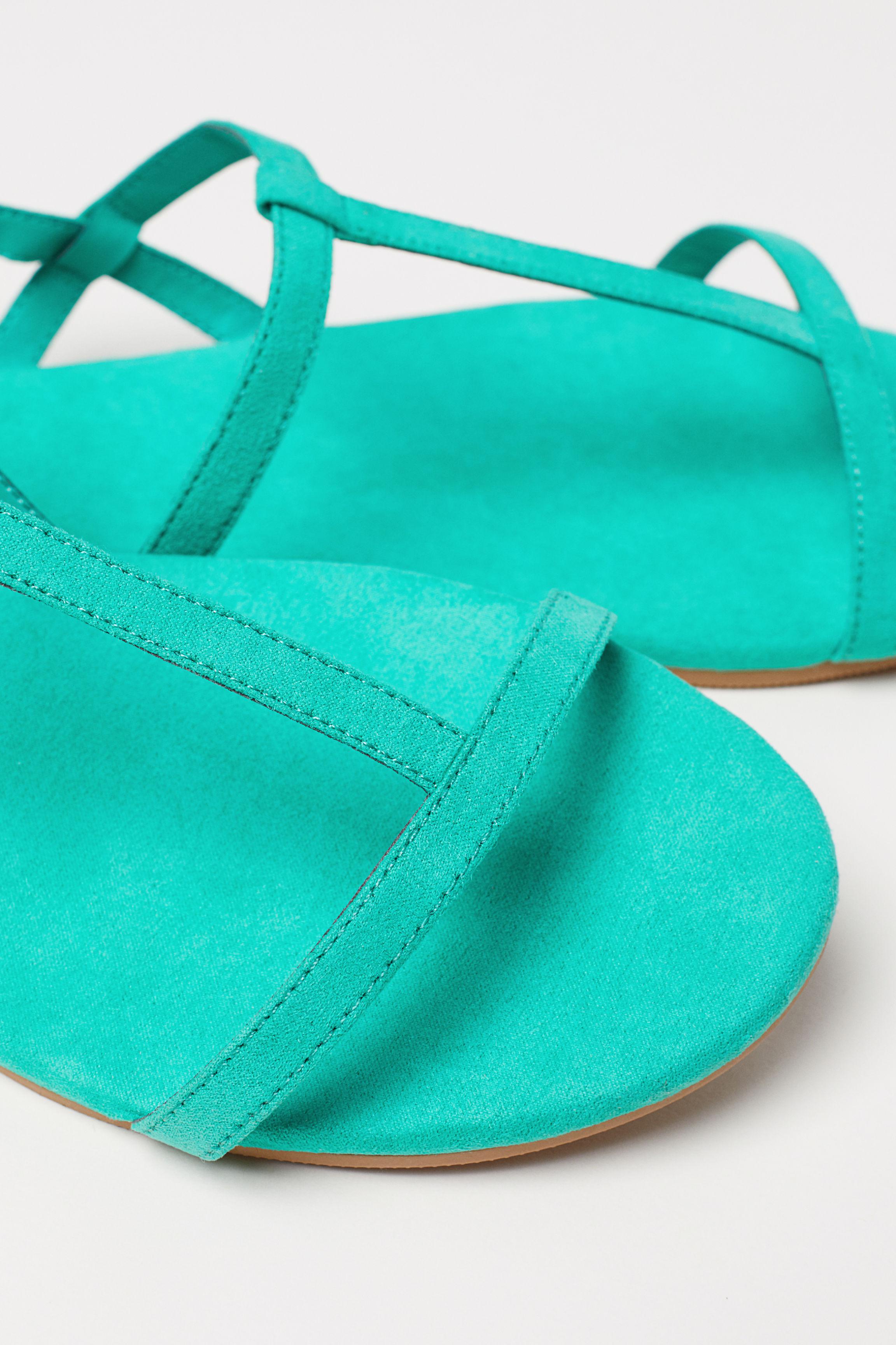 H&M Sandals in Green Lyst