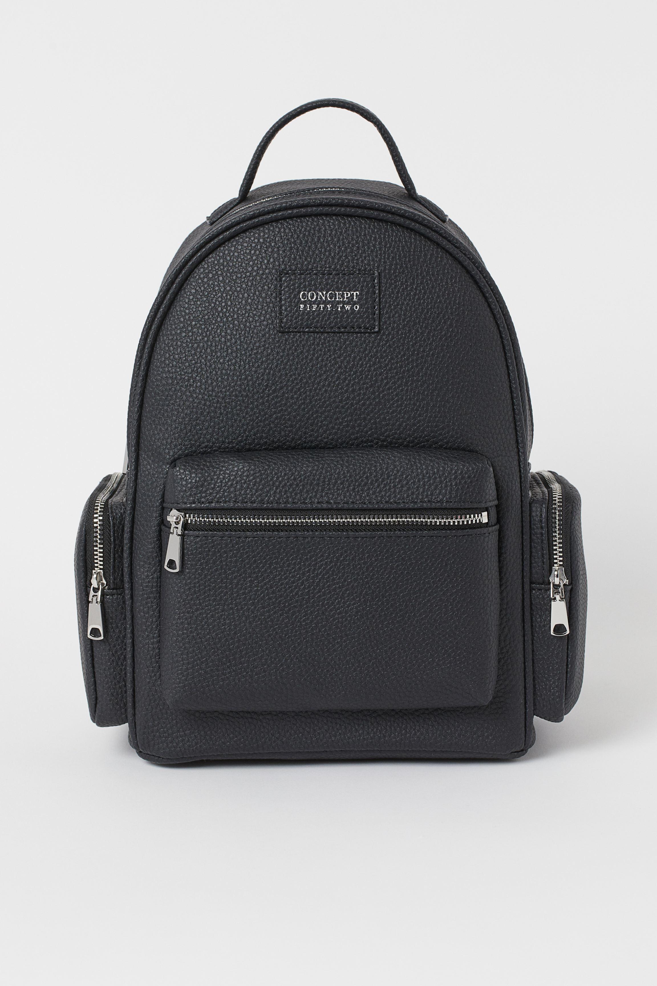 H&M Small Backpack in Black | Lyst
