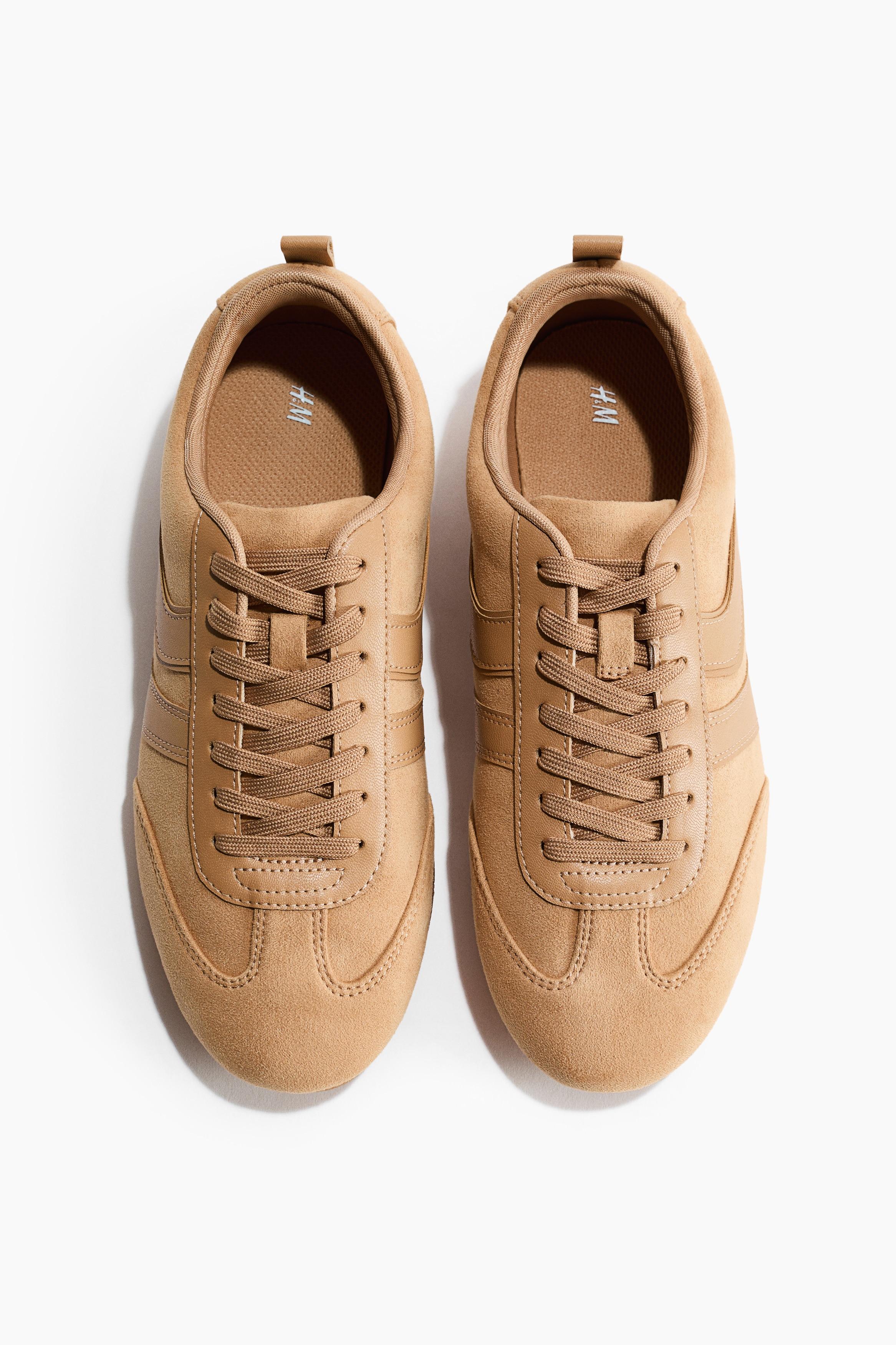 Chaussures Plates H&M Grises Taille 37 Pour Femme - Occasion En Très Bon état