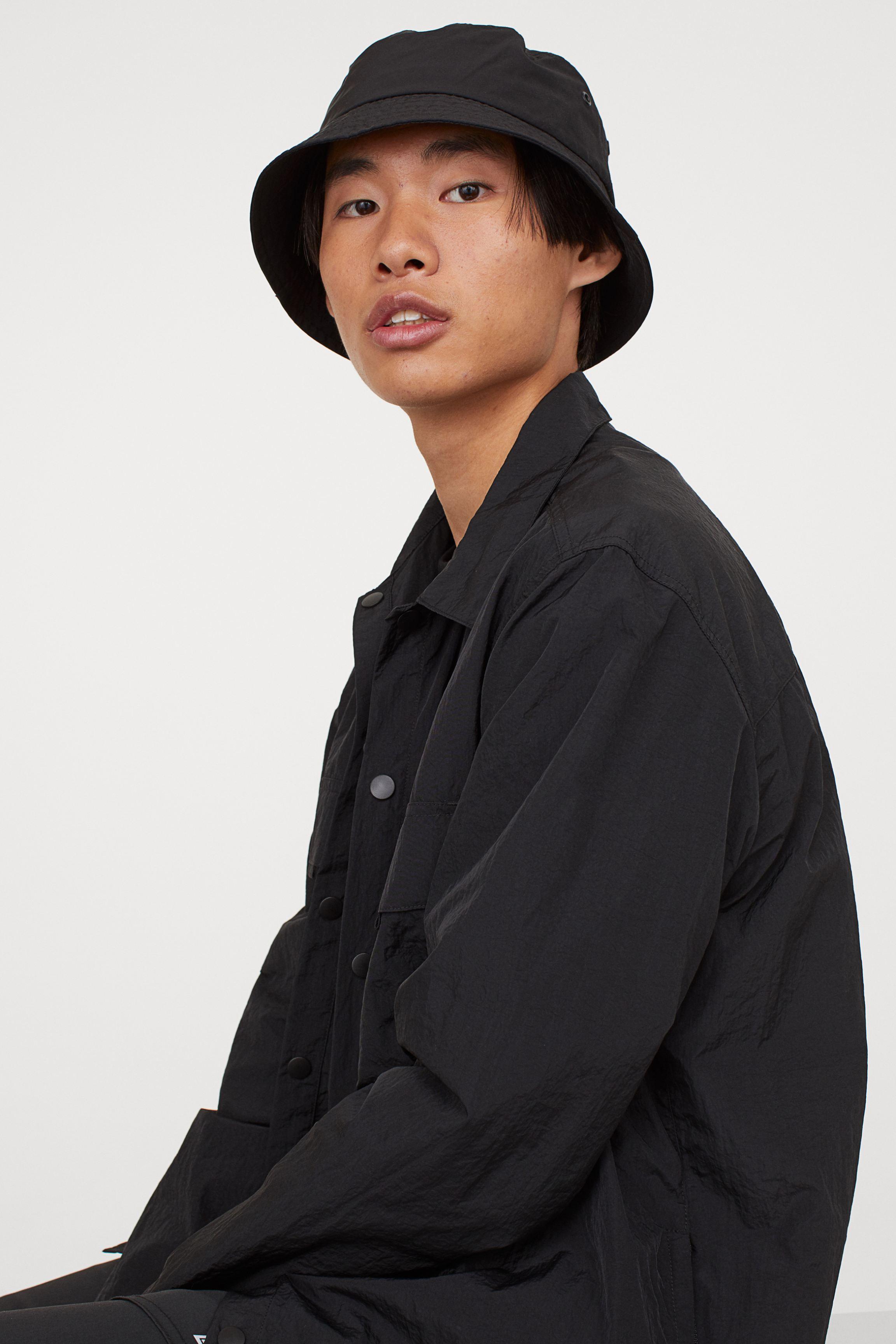 H\u0026M Synthetic Nylon Shirt Jacket in 