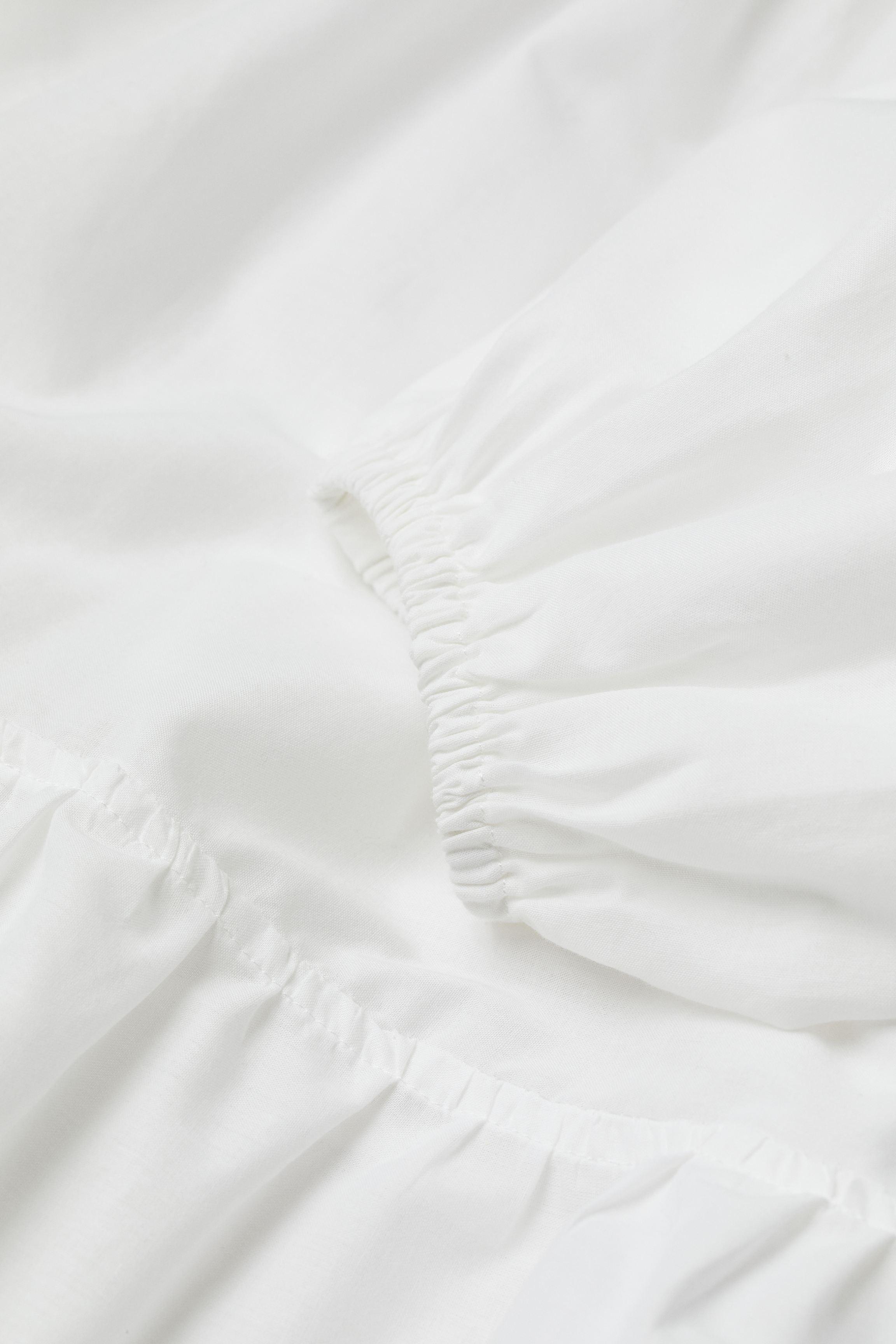 H&M Poplin Beach Dress in White - Lyst