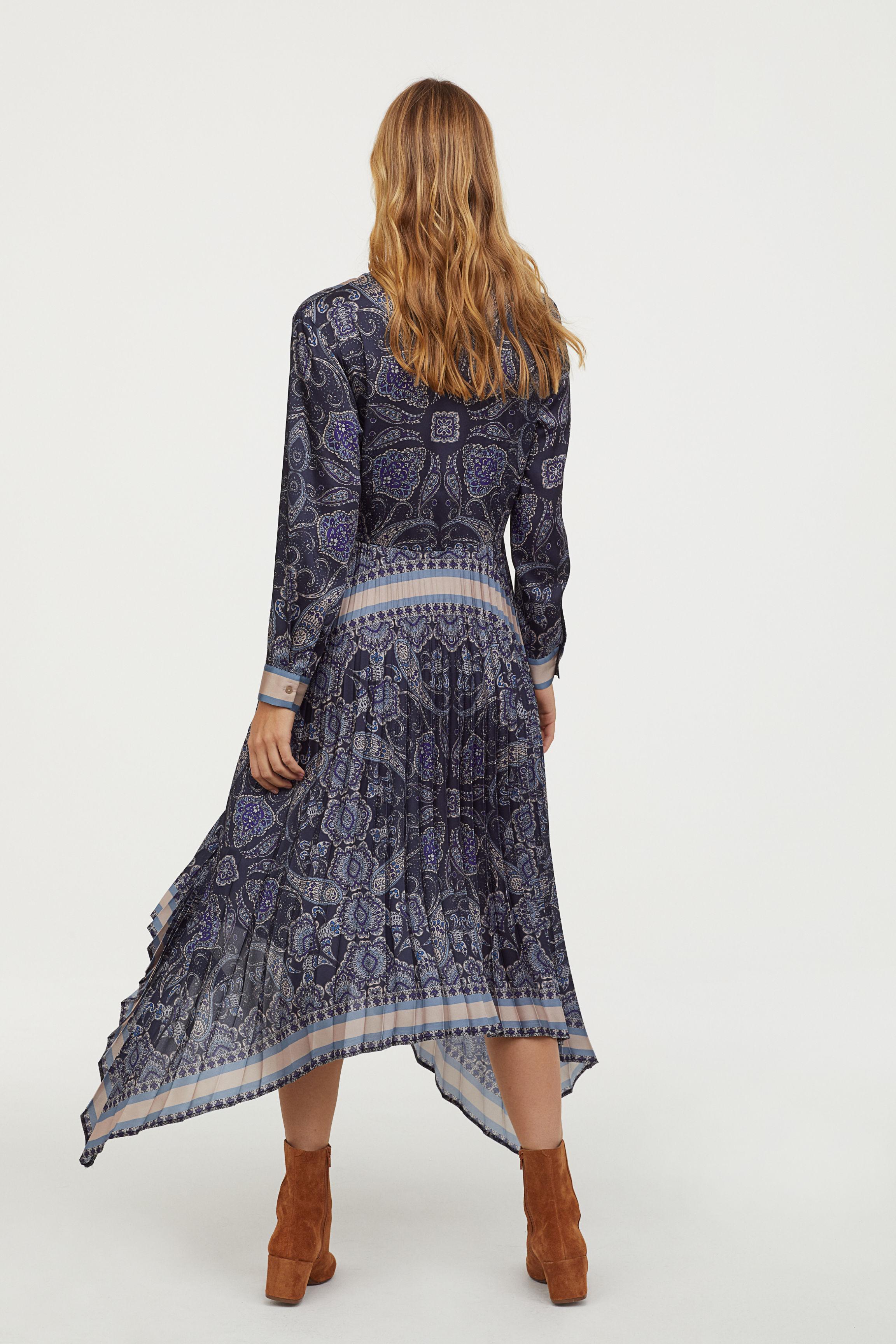 h&m paisley dress