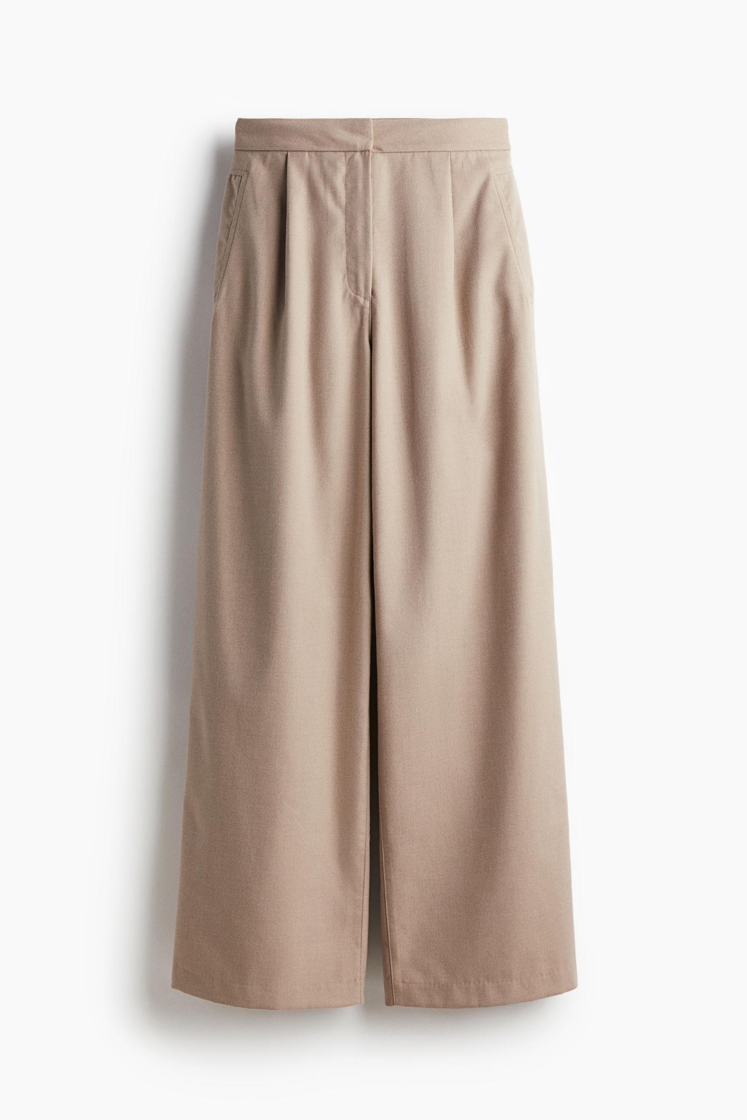 Wijde twill broek h&m best sale
