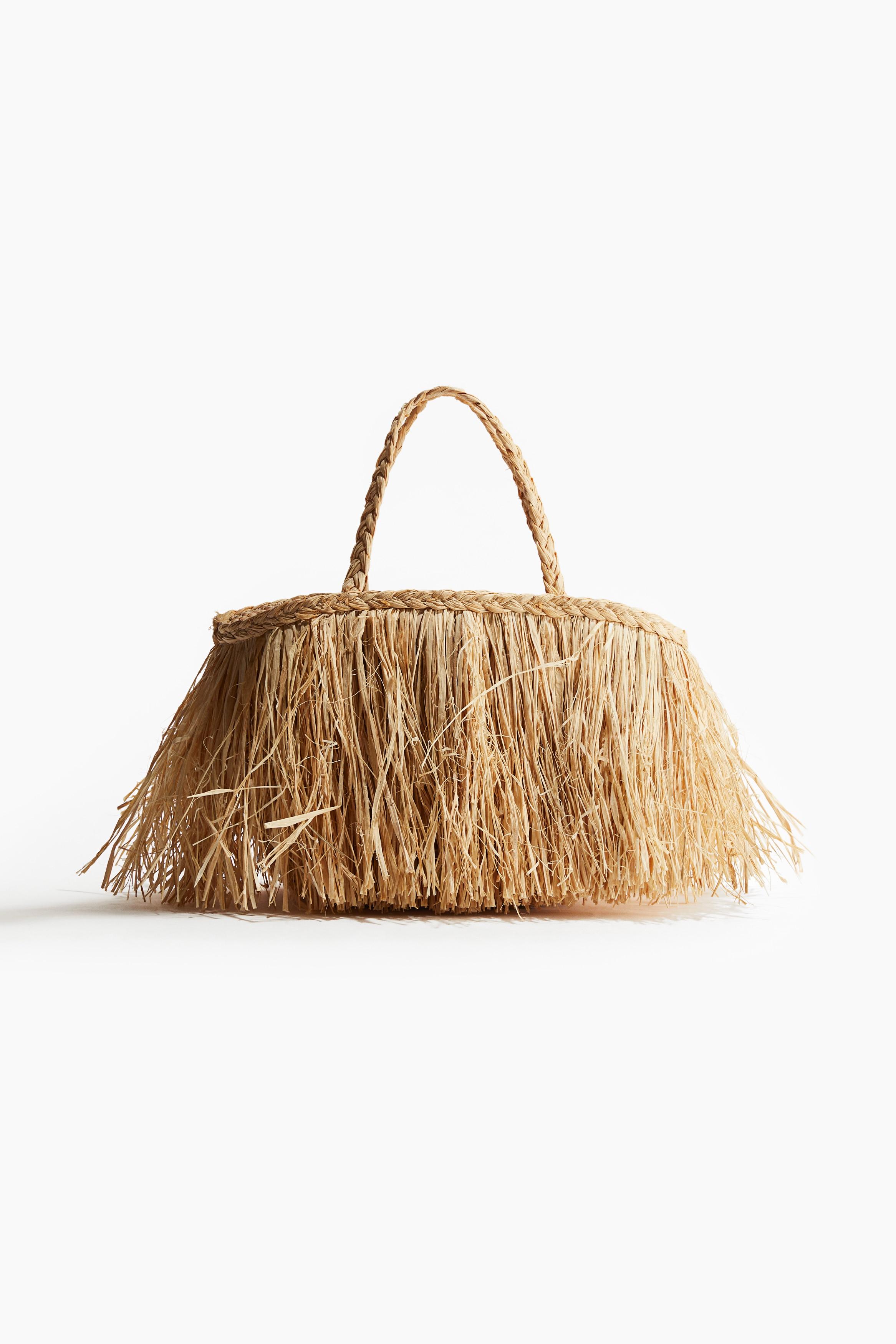 Sac Cabas Sac Rond En Paille H&m Sac Bandoulière Sac Paille