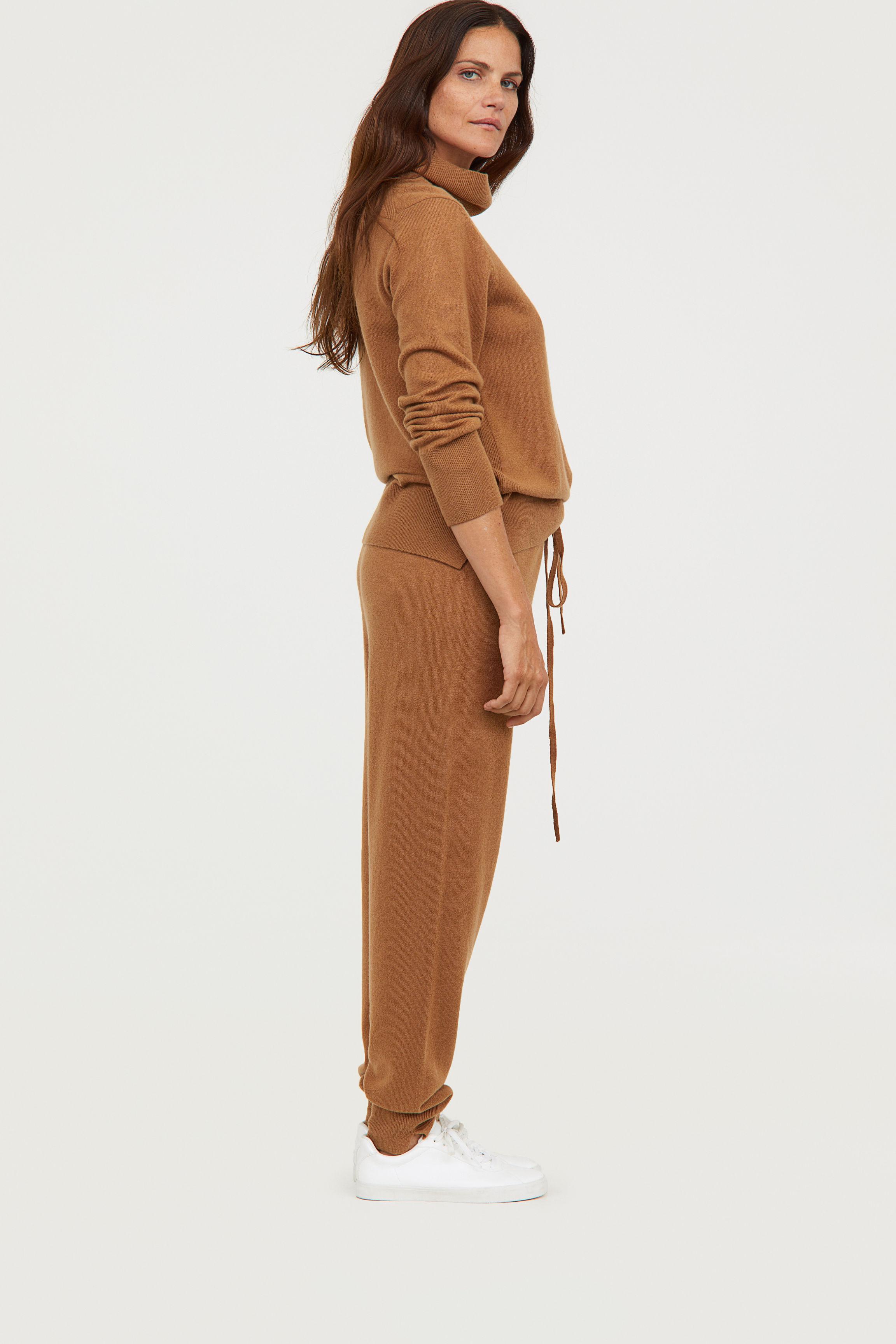 cashmere joggers