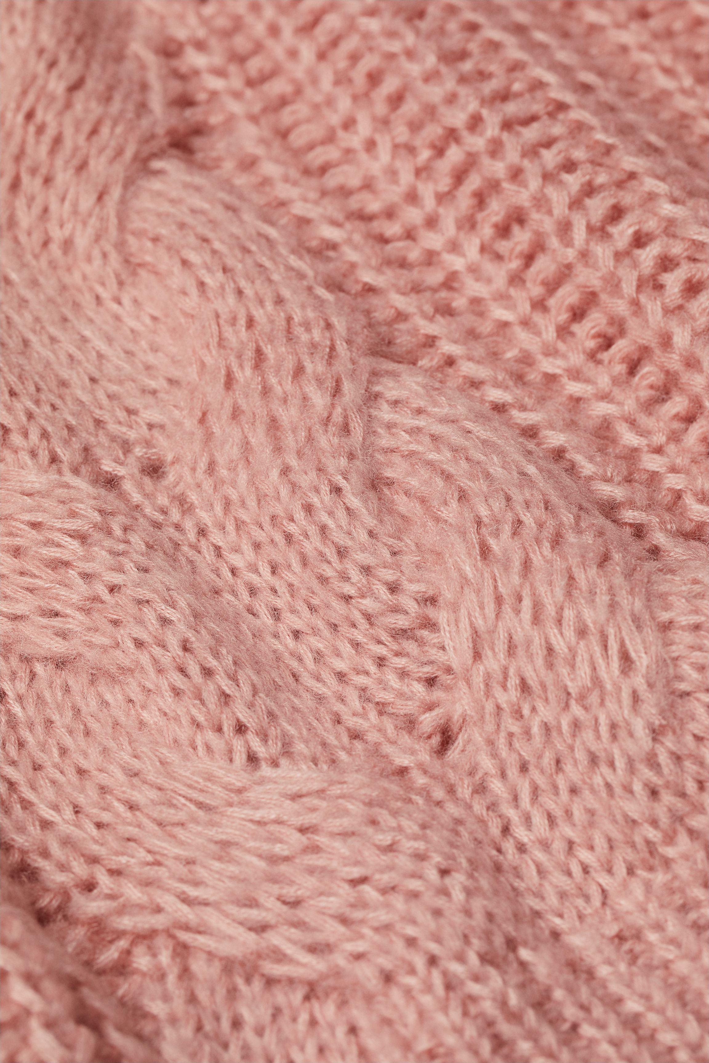 H&M Cable-knit Sweater in Pink - Lyst