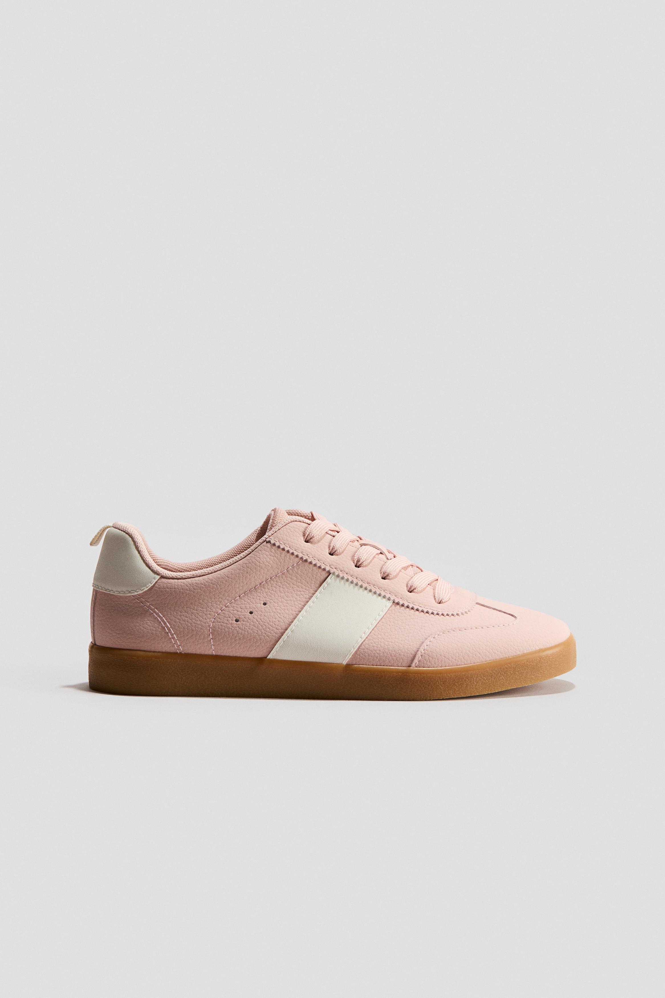 Baskets H&M Platform Femme - Rose, Taille 7, Occasion