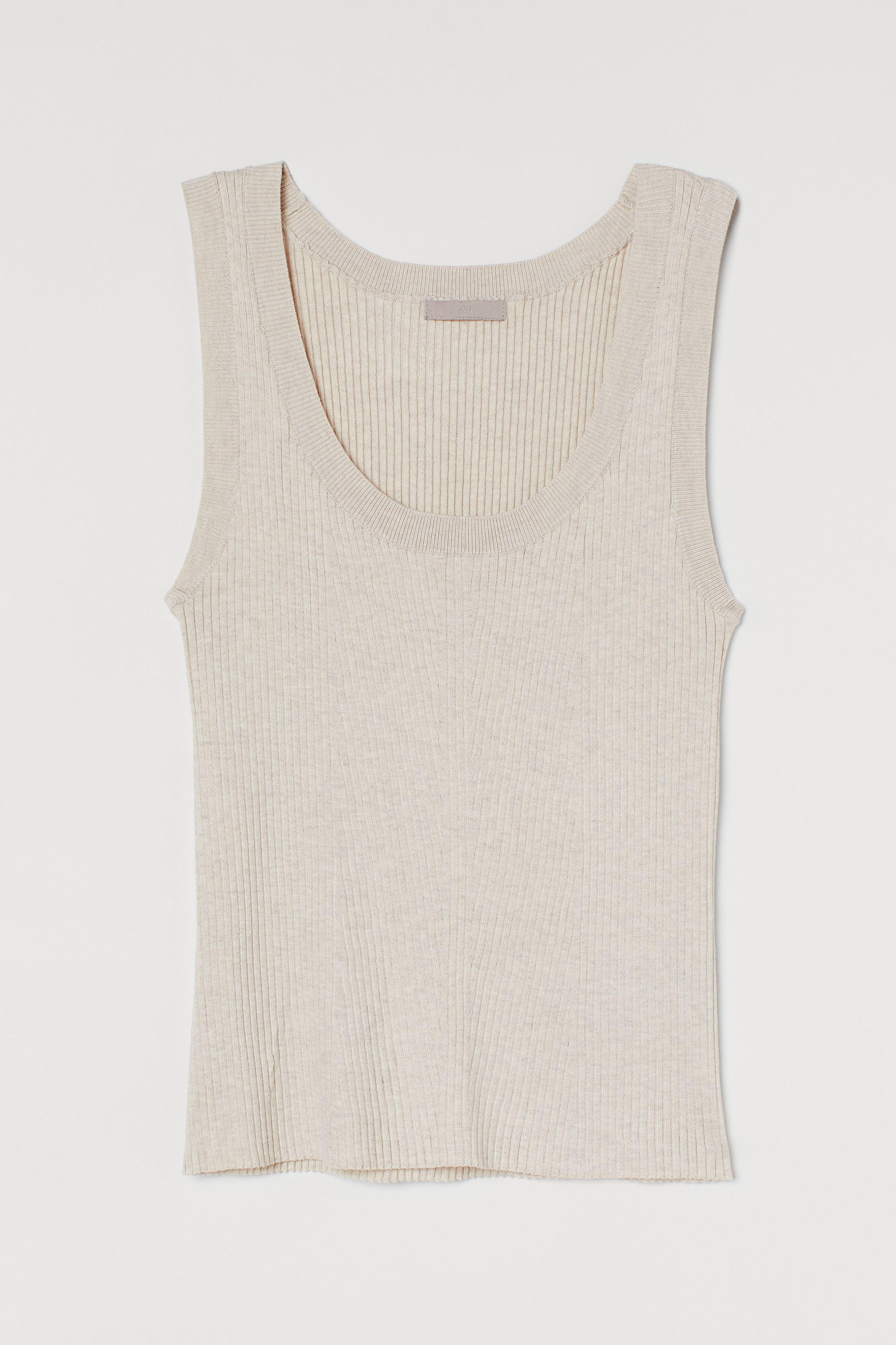 h&m knit tank top