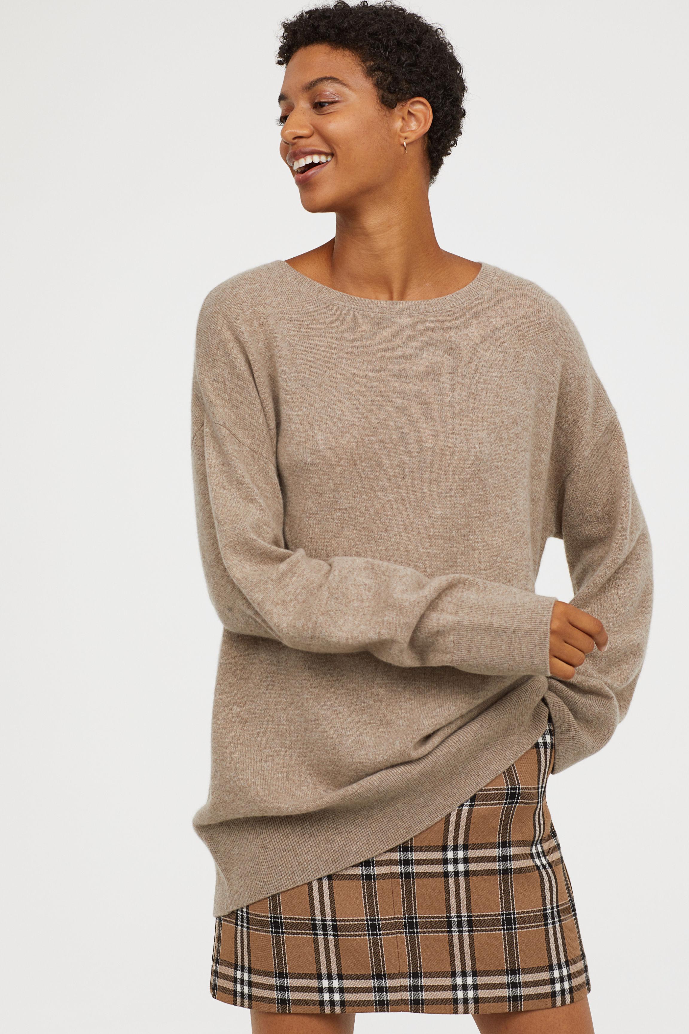h and m cashmere joggers