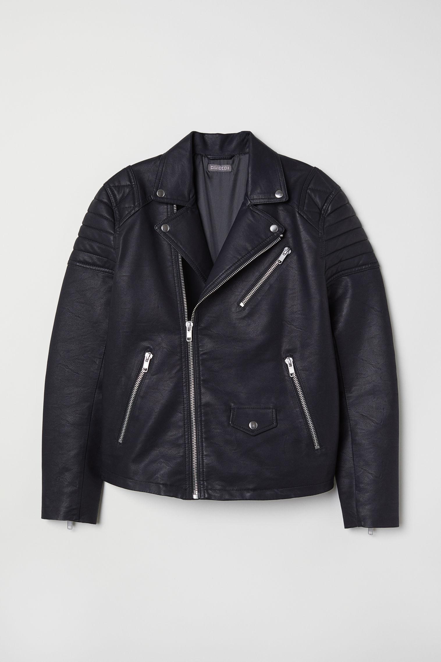 h and m biker jacket