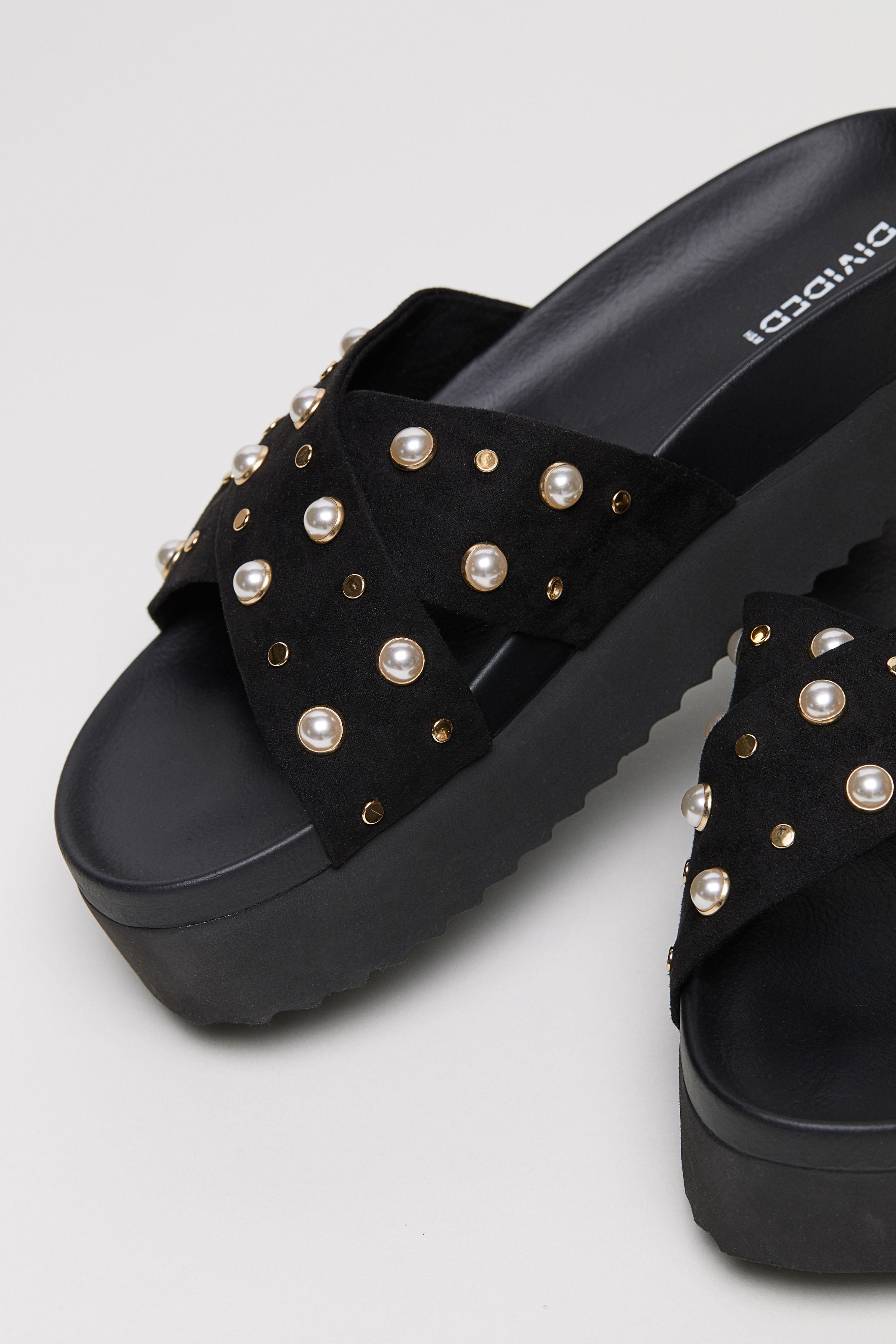 H&amp;M Platform Sandals in Black Lyst