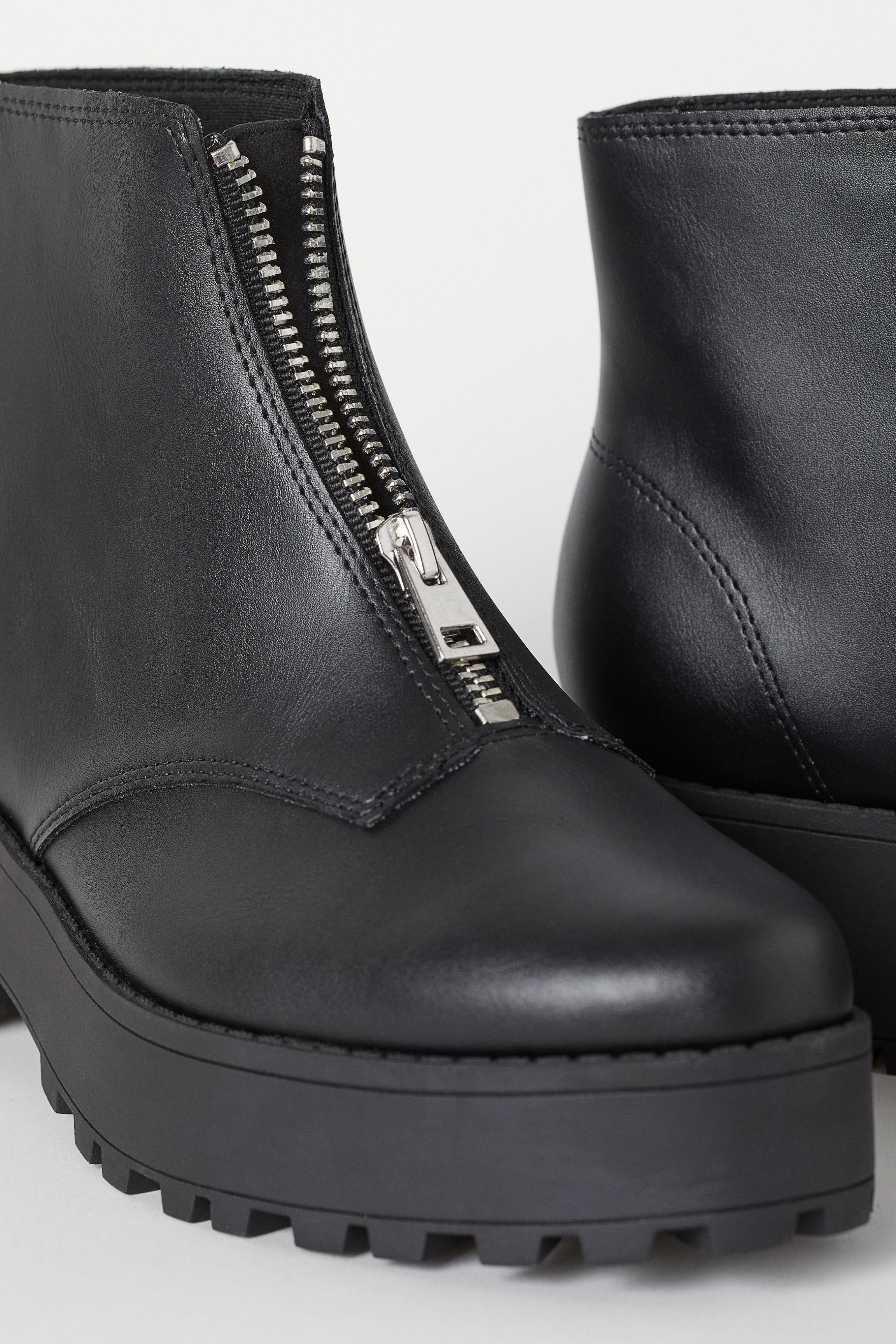 Lyst H&amp;M Ankle Boots in Black