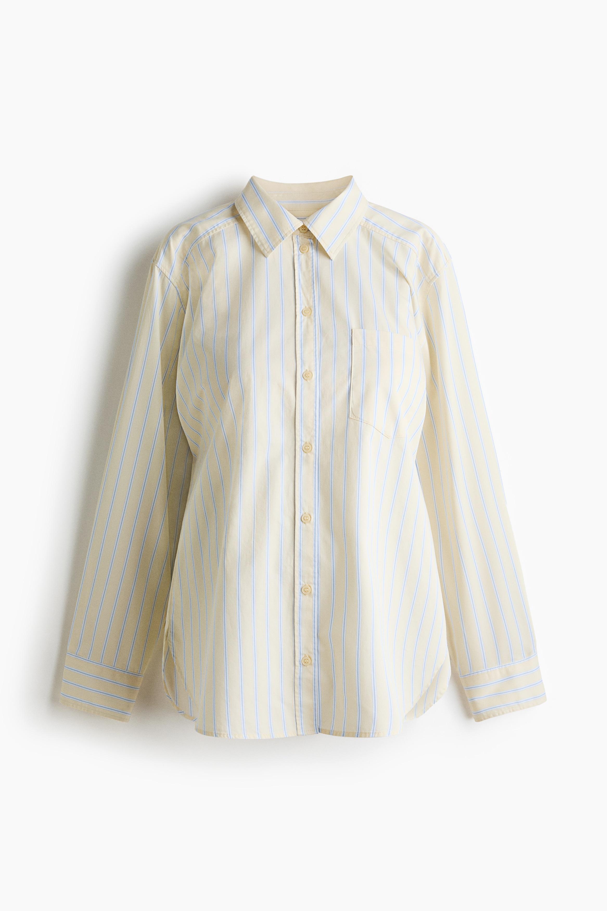 Chemisier Crème H&M Pour Femme - Taille EUR 42, Manches 3/4, Matière Polyester, Occasion Très Bon état