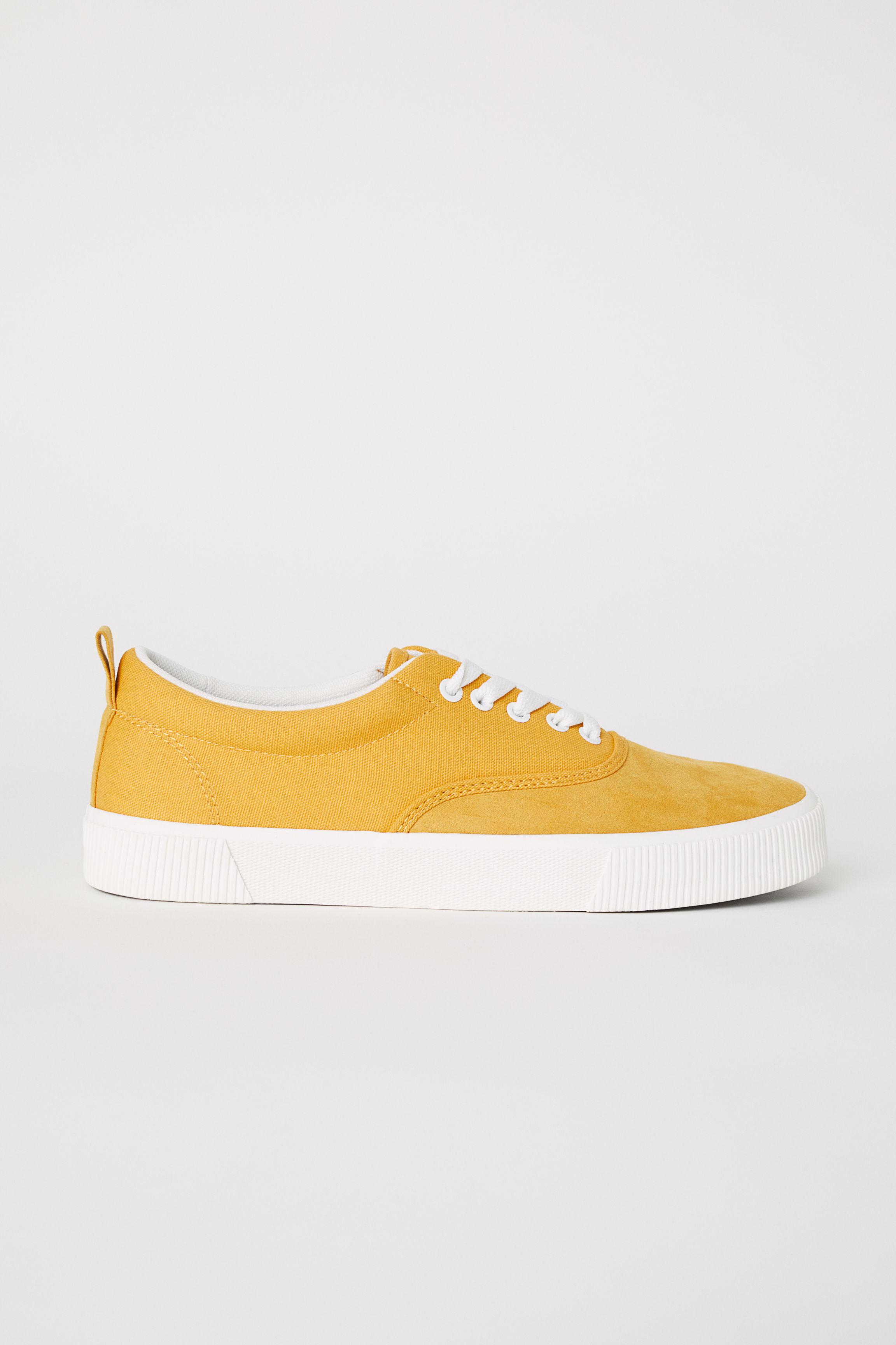 h&m yellow shoes
