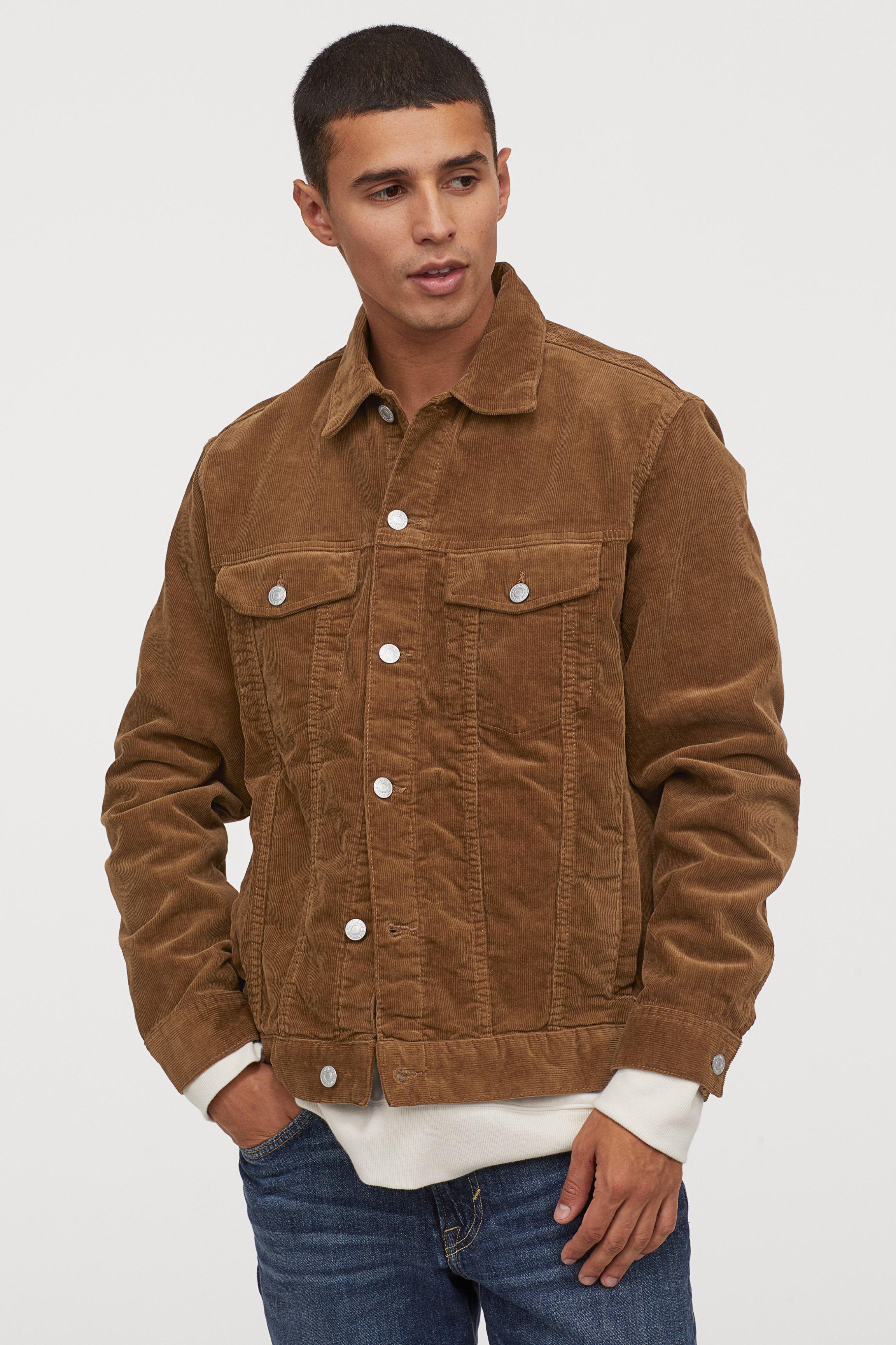 H&M Corduroy Jacket in Light Brown (Brown) for Men | Lyst