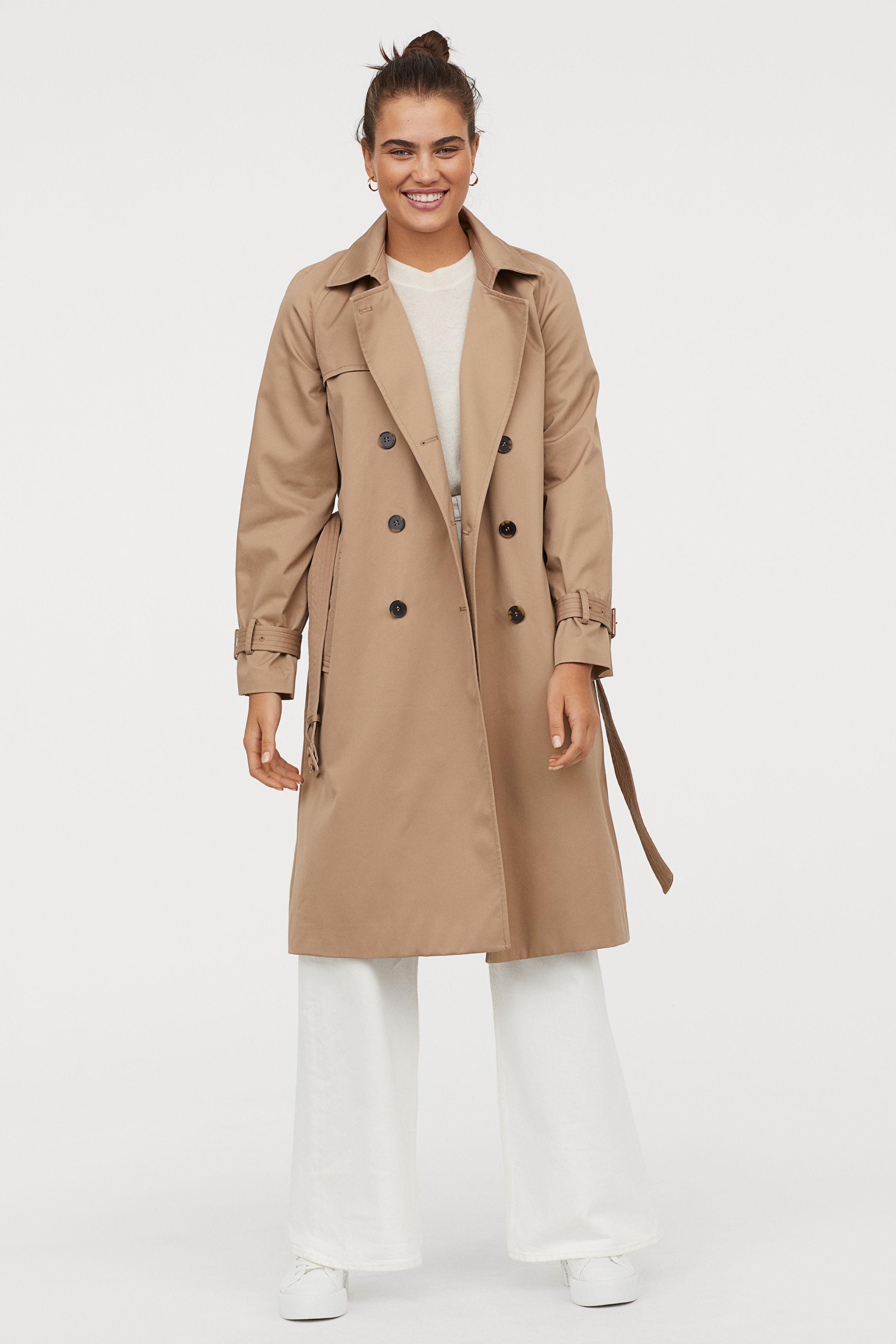 H&M Trenchcoat in Beige (Natural) - Lyst