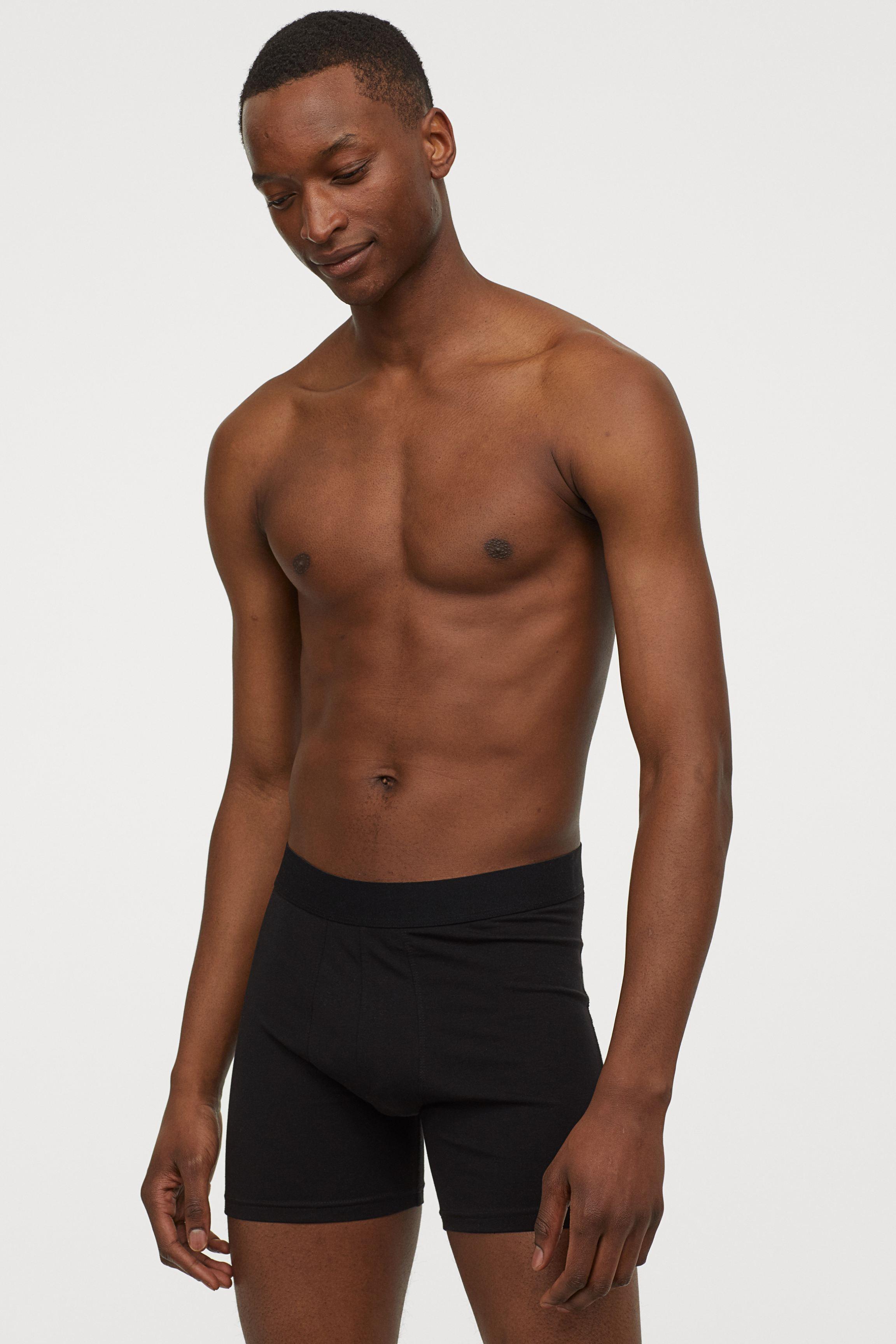 H&M 10-pack Mid Cotton Trunks in Black for Men | Lyst