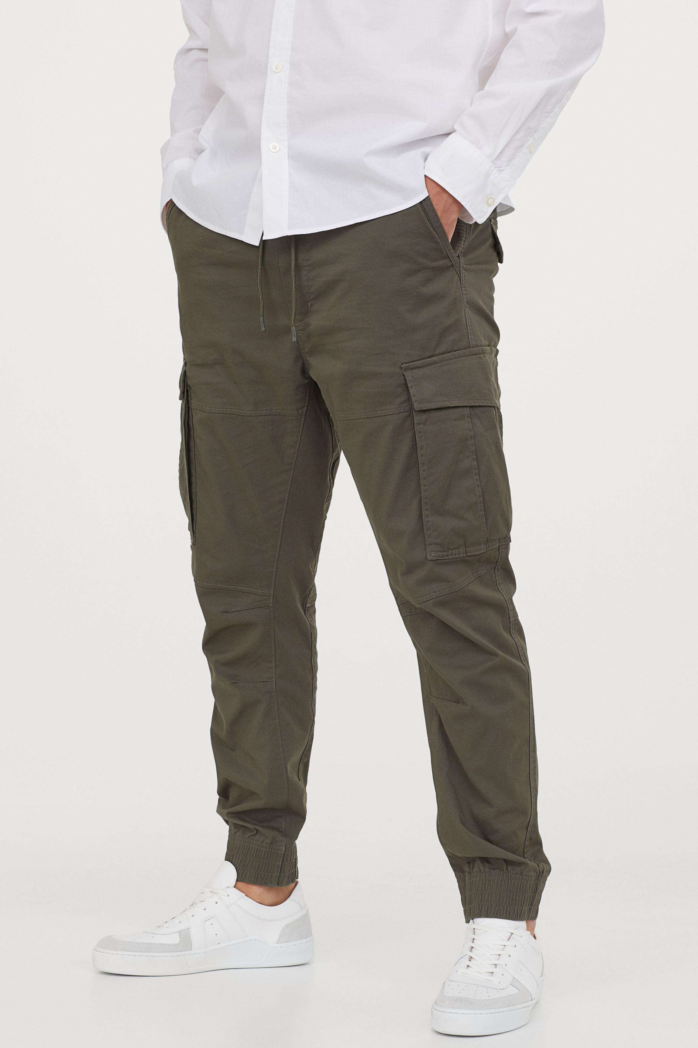 cargo joggers green