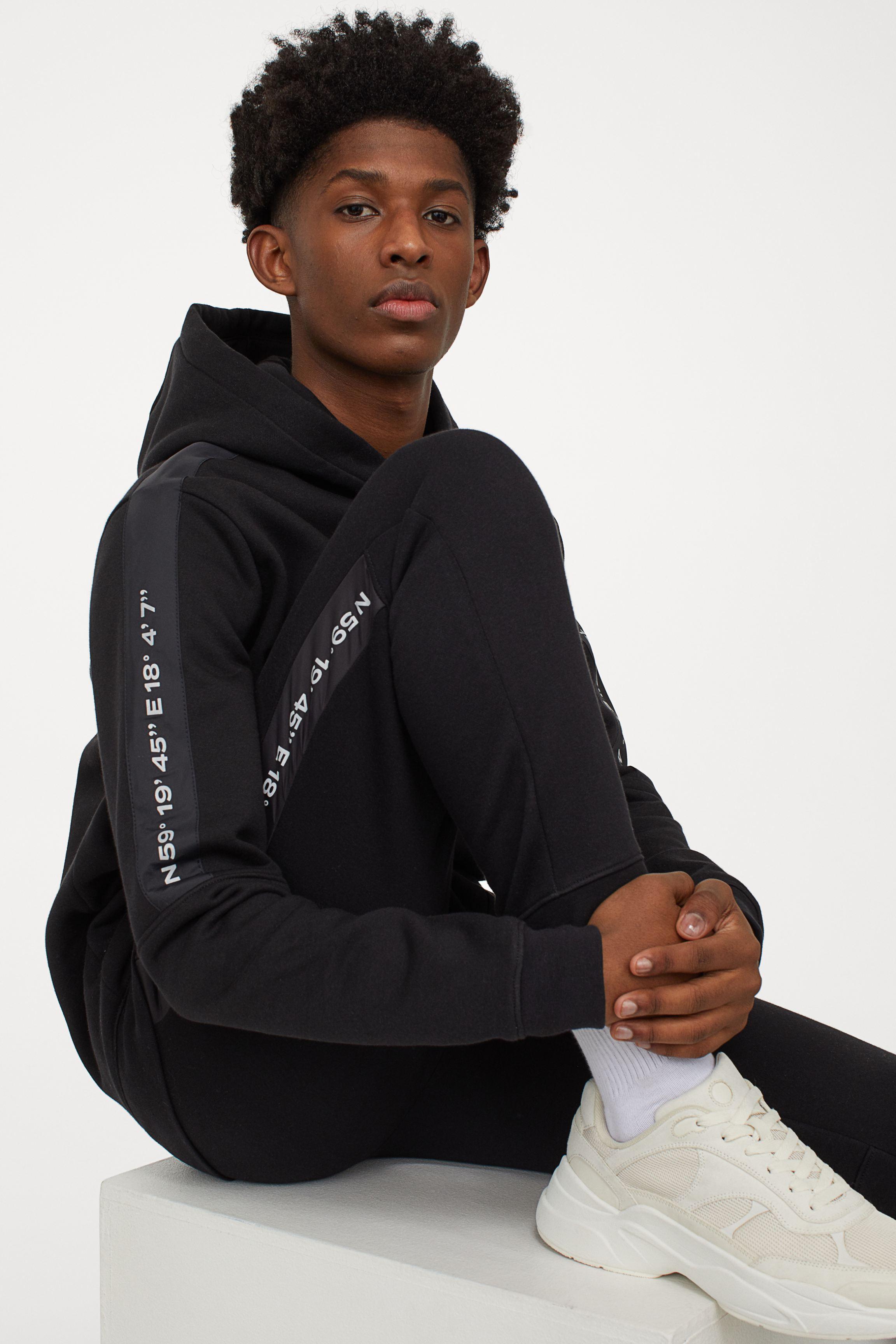 hm mens hoodies