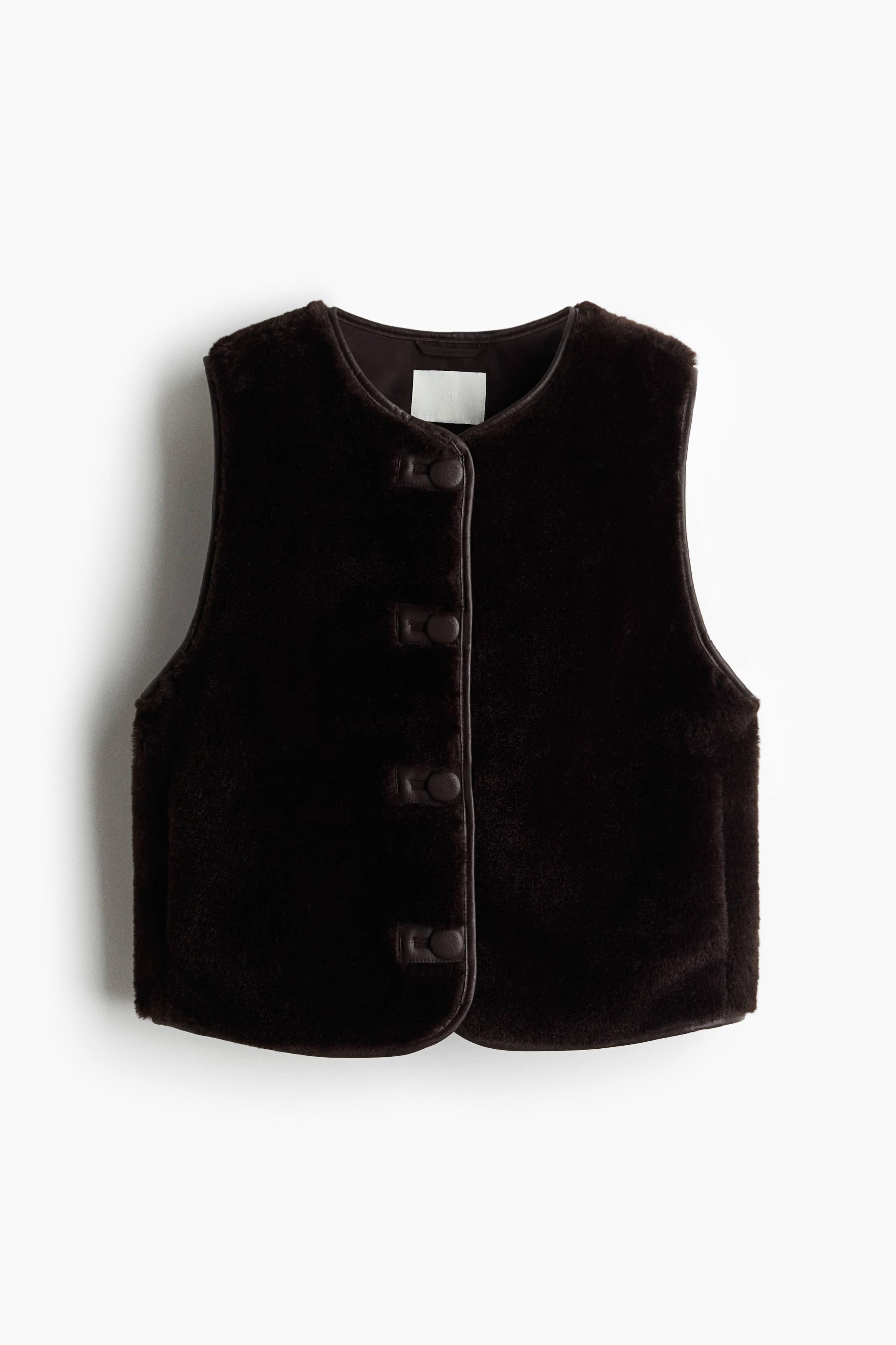 Veste Peluche Hm Veste Sans Manche Gilets H&M Femme à Partir De 16