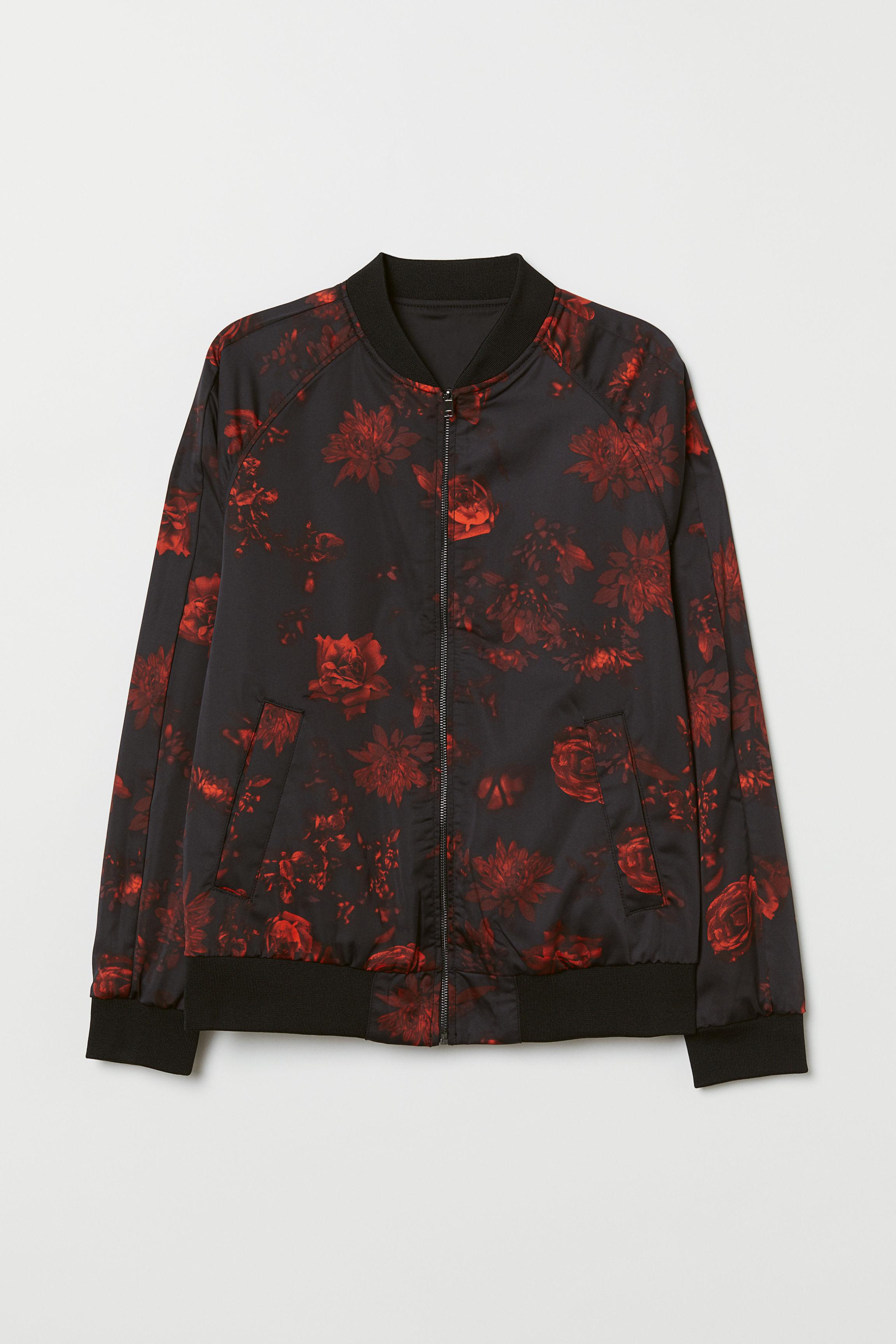 h and m black coat