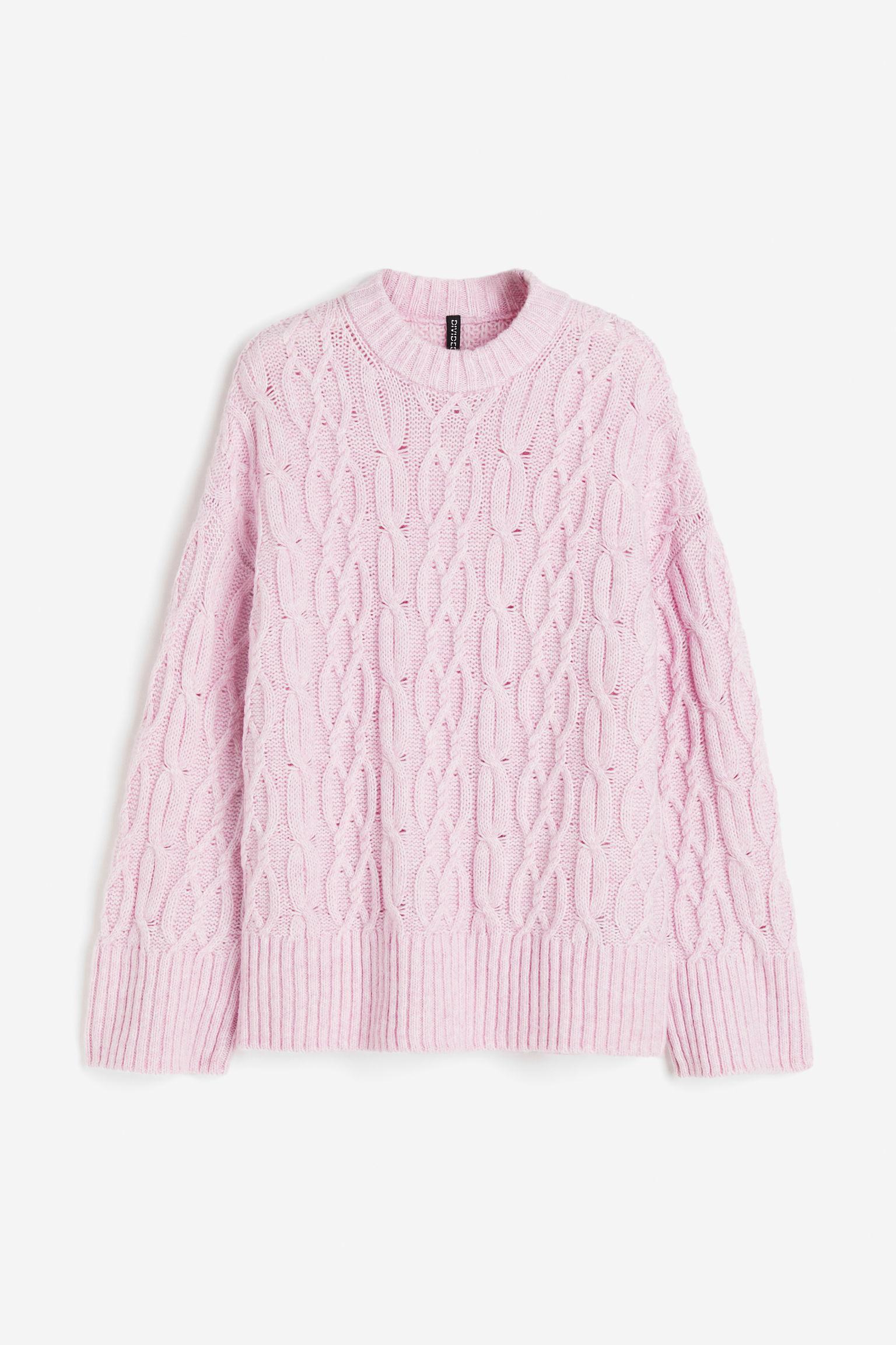 Roze kabeltrui deals