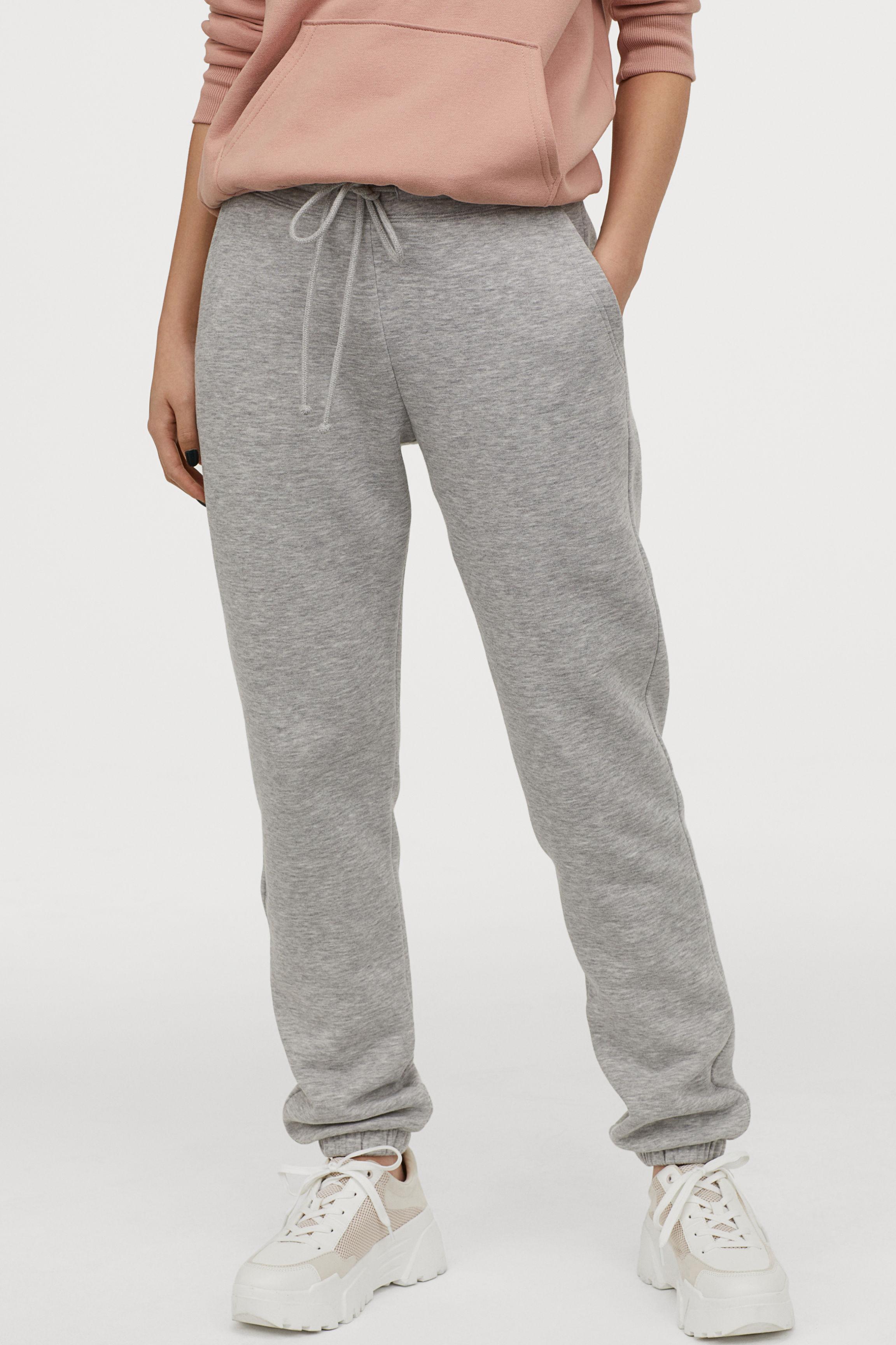 gray sweatpants h&m