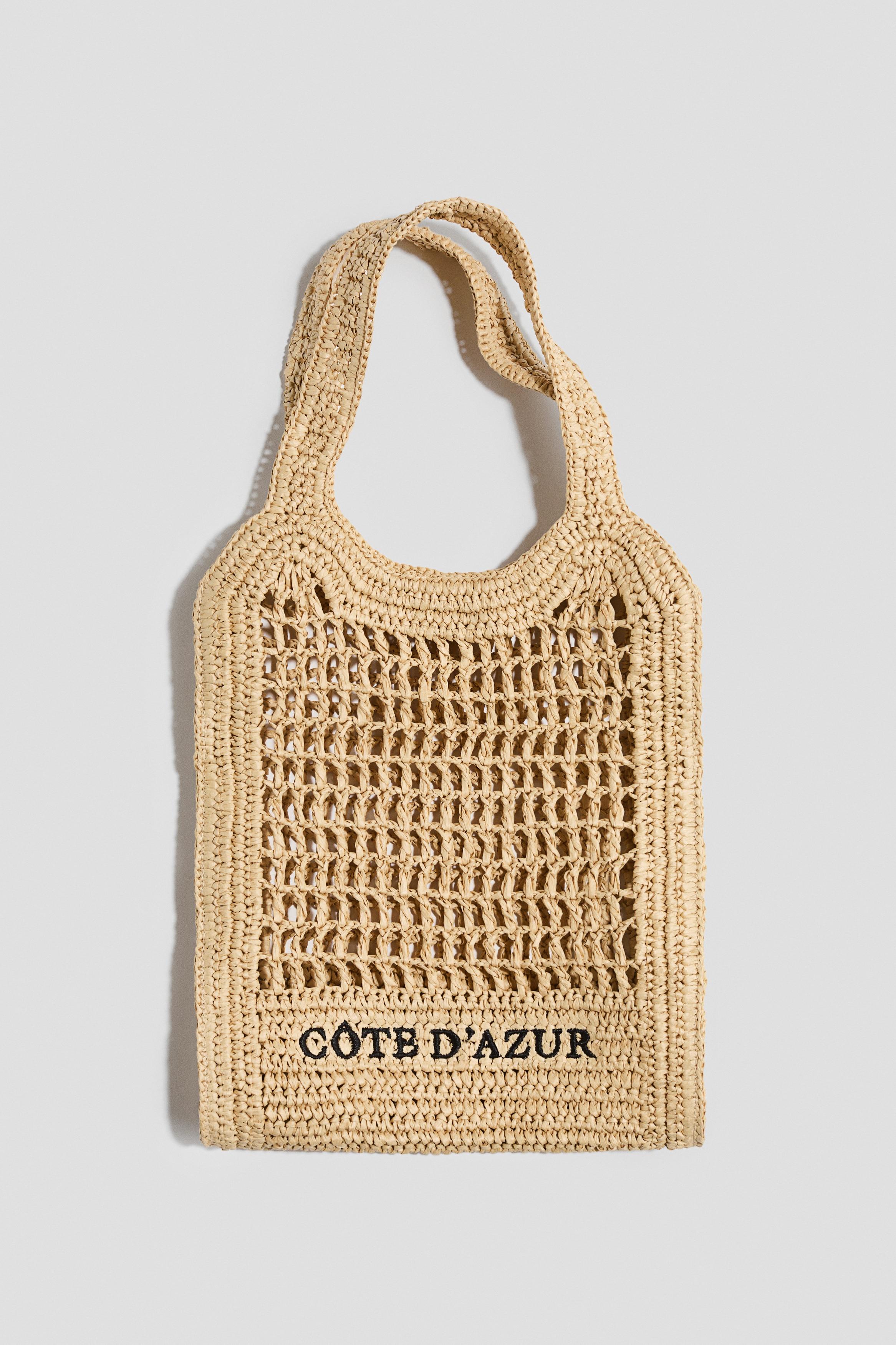 Warmhm Sac De Plage Pour Femme - Sac à Bandoulière En Maille Été Shopping Et Vie Quotidienne - Grande Capacité