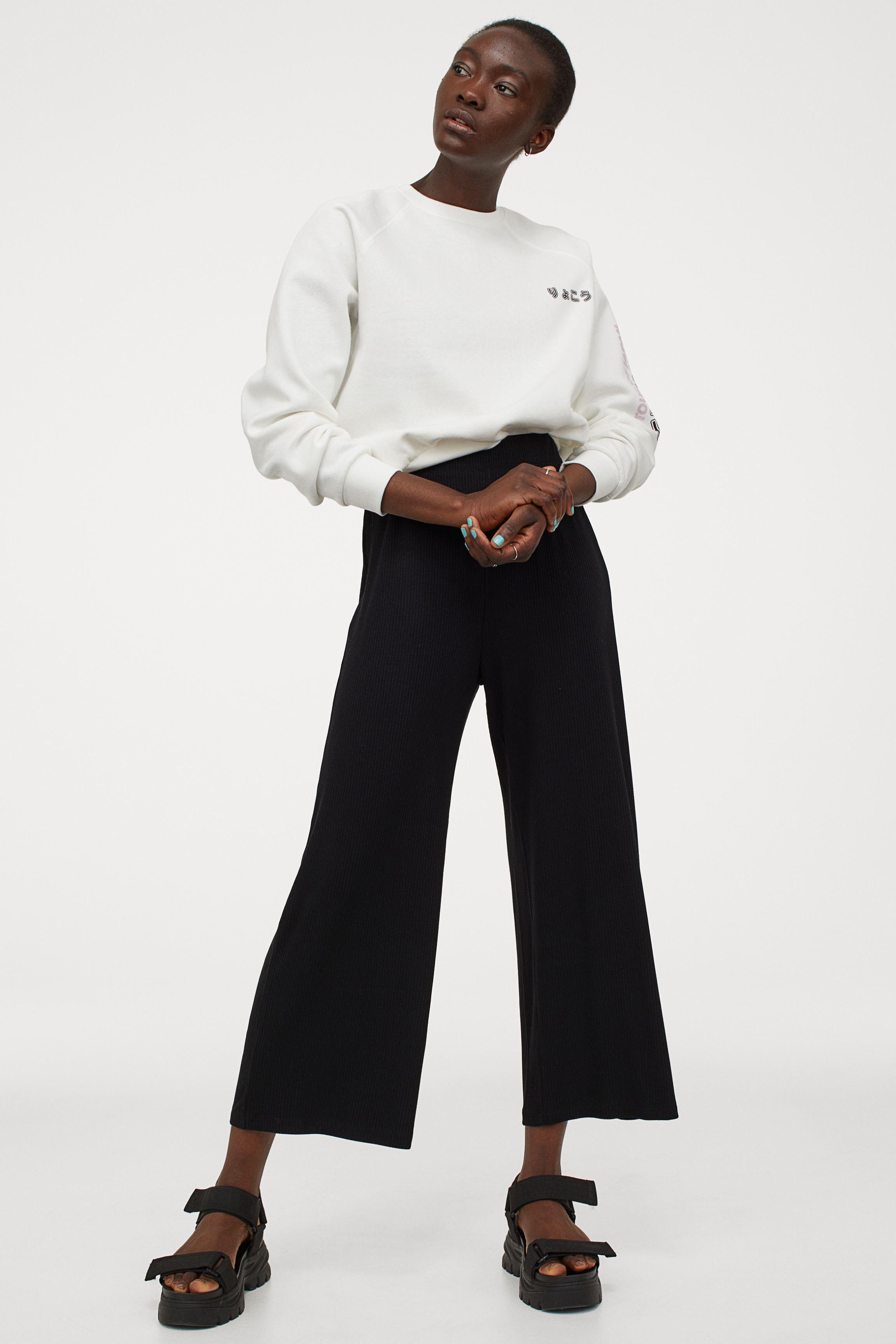 ribbed pants womens