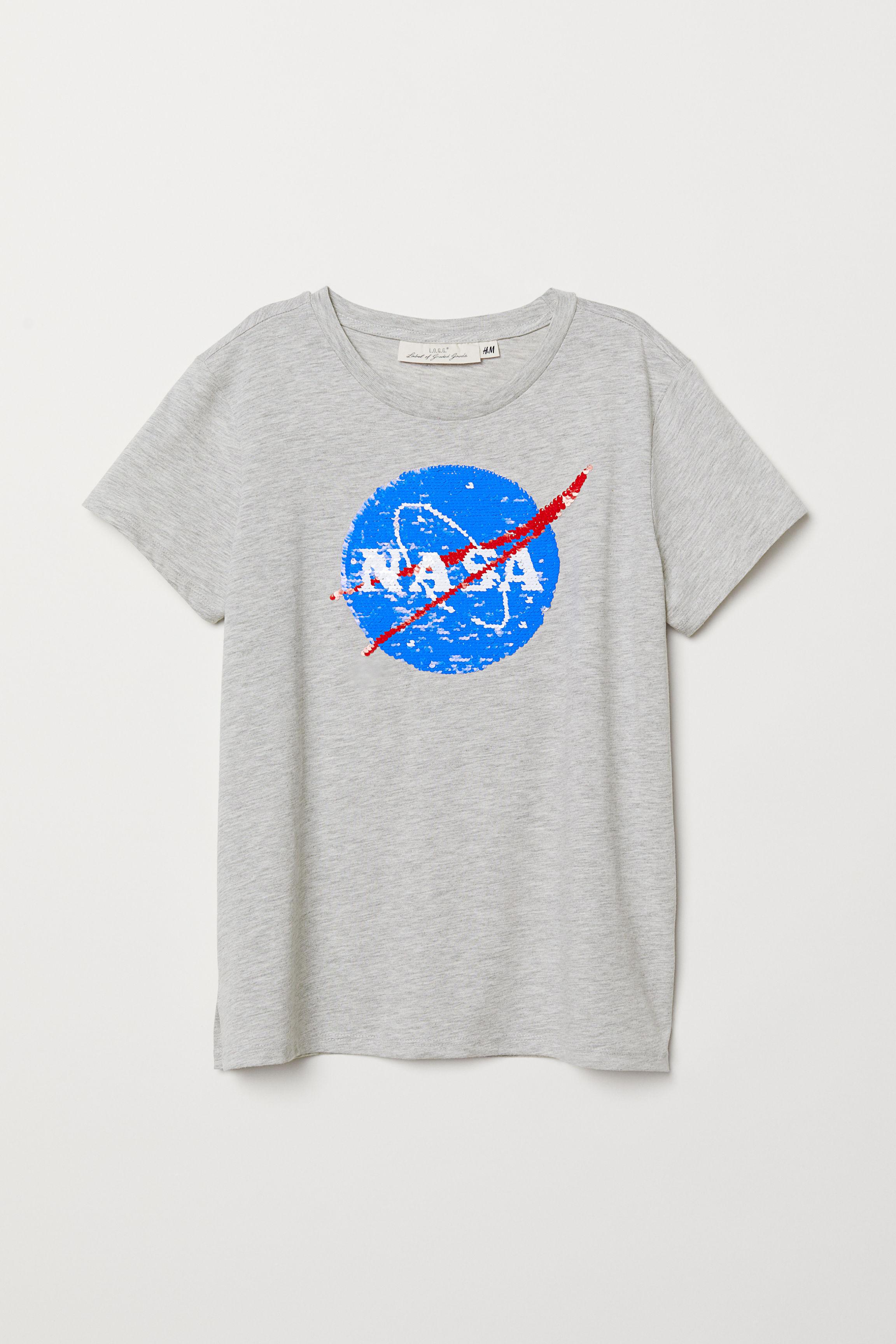 t shirt sequin reversible garcon