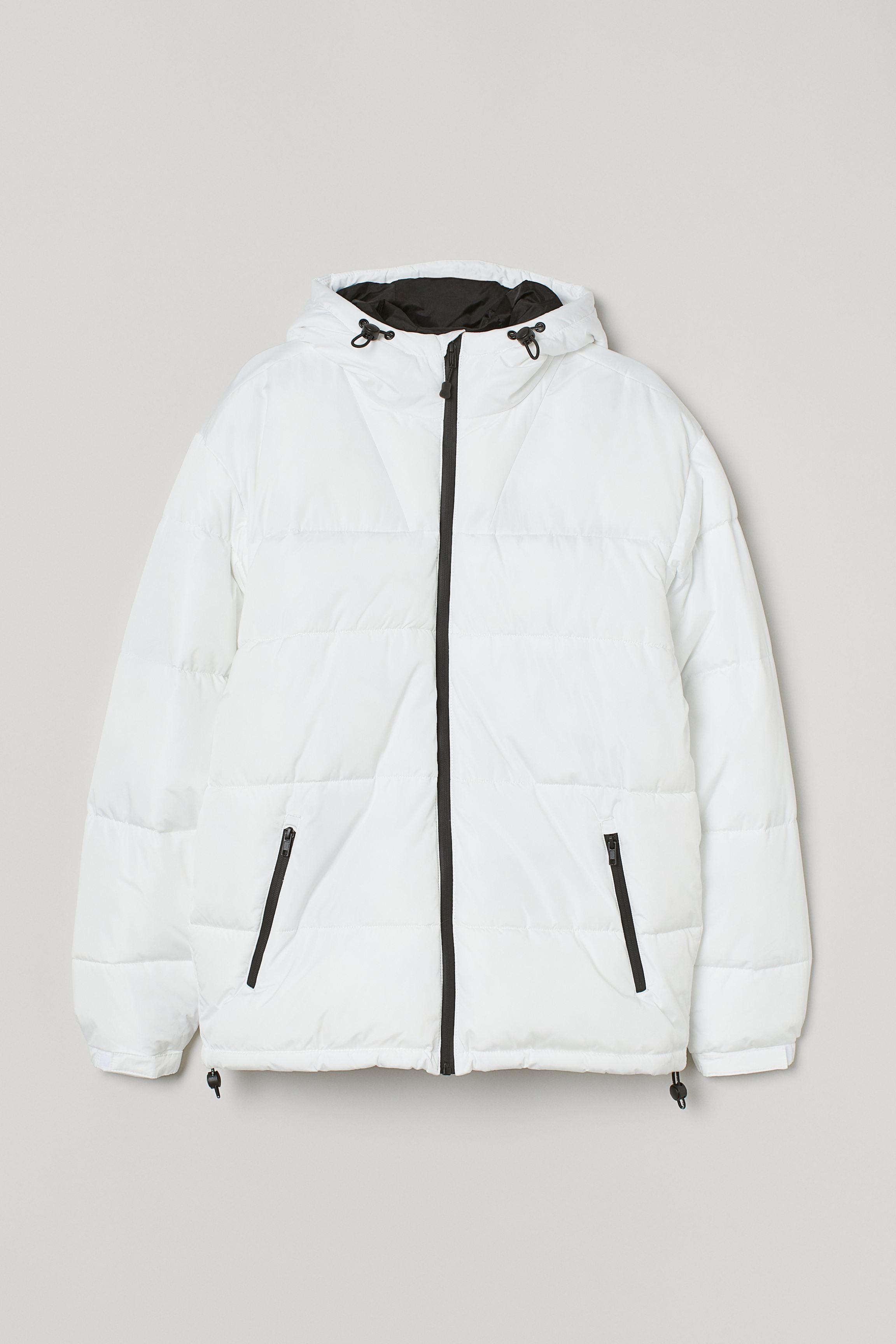 womens cream puffer coat