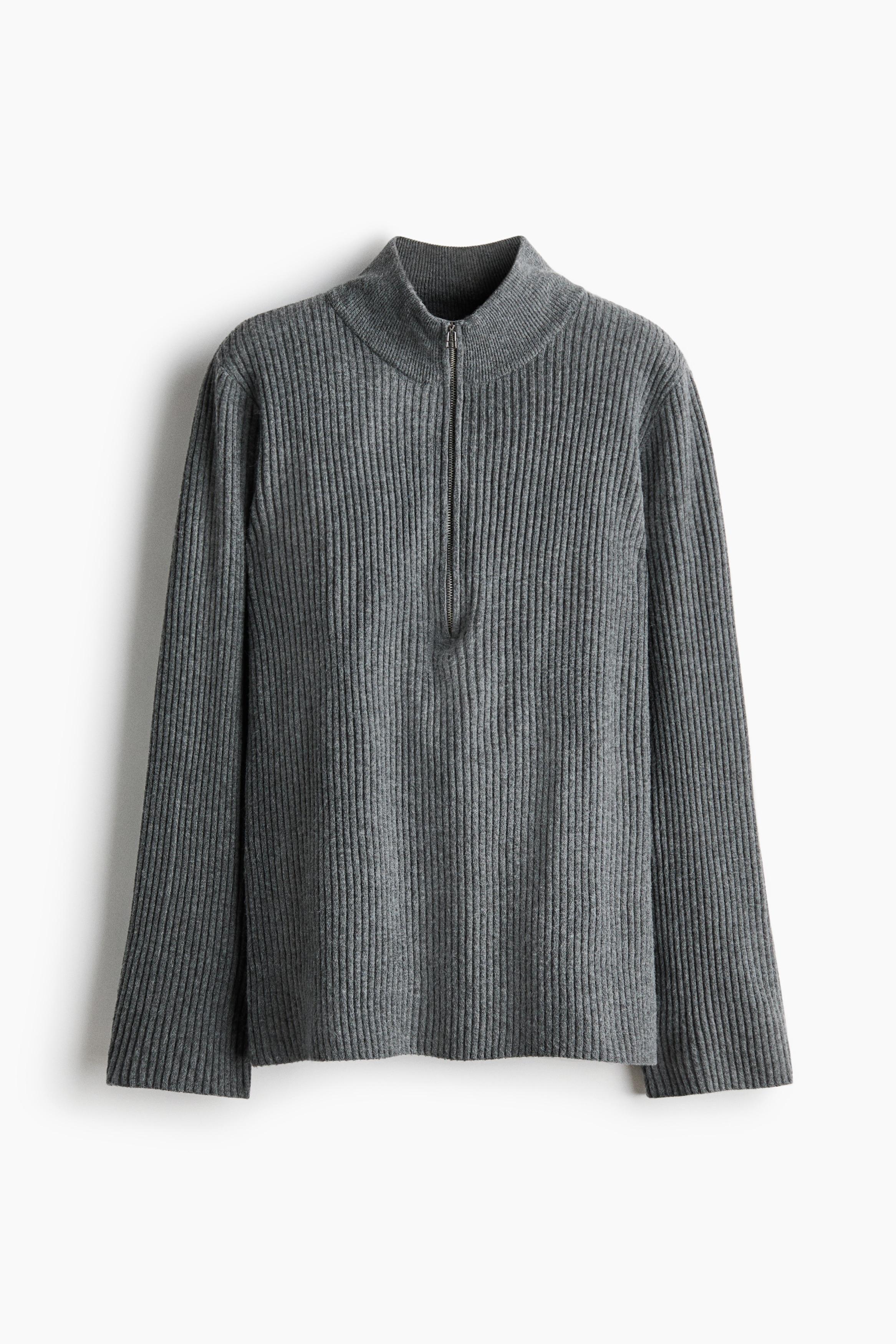 Pull Gris Femme Hennes Collection - Taille M, Viscose/Polyester, Col V - Occasion Excellent état