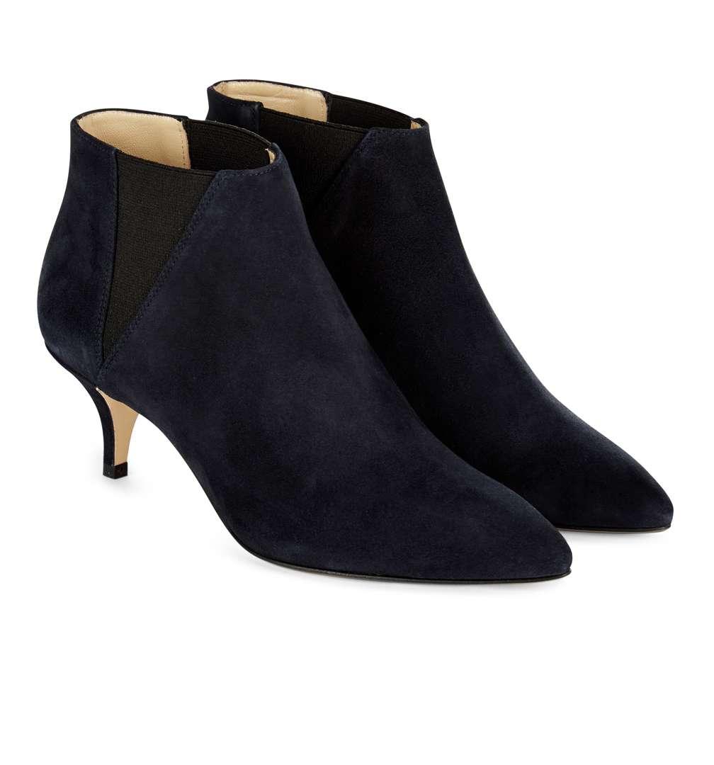 hobbs navy ankle boots