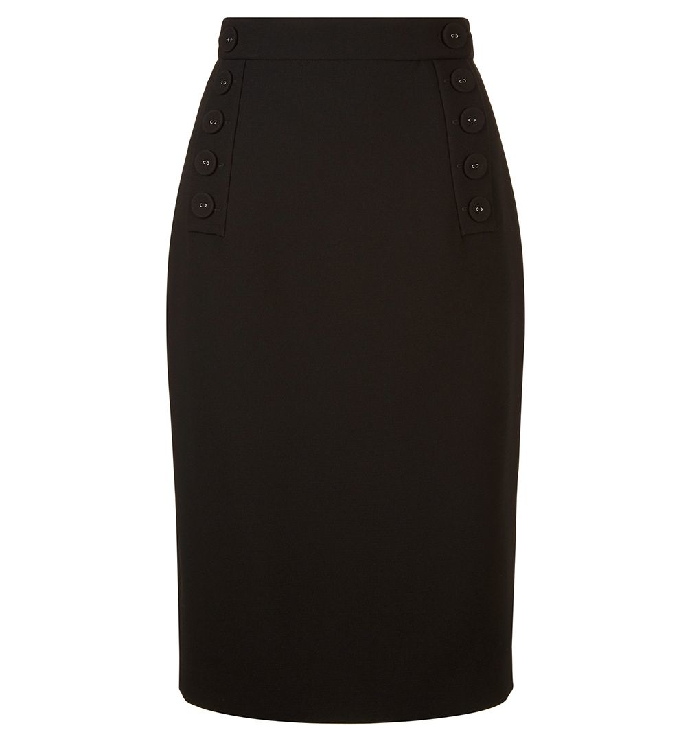 Hobbs Synthetic Delora Skirt in Black - Lyst
