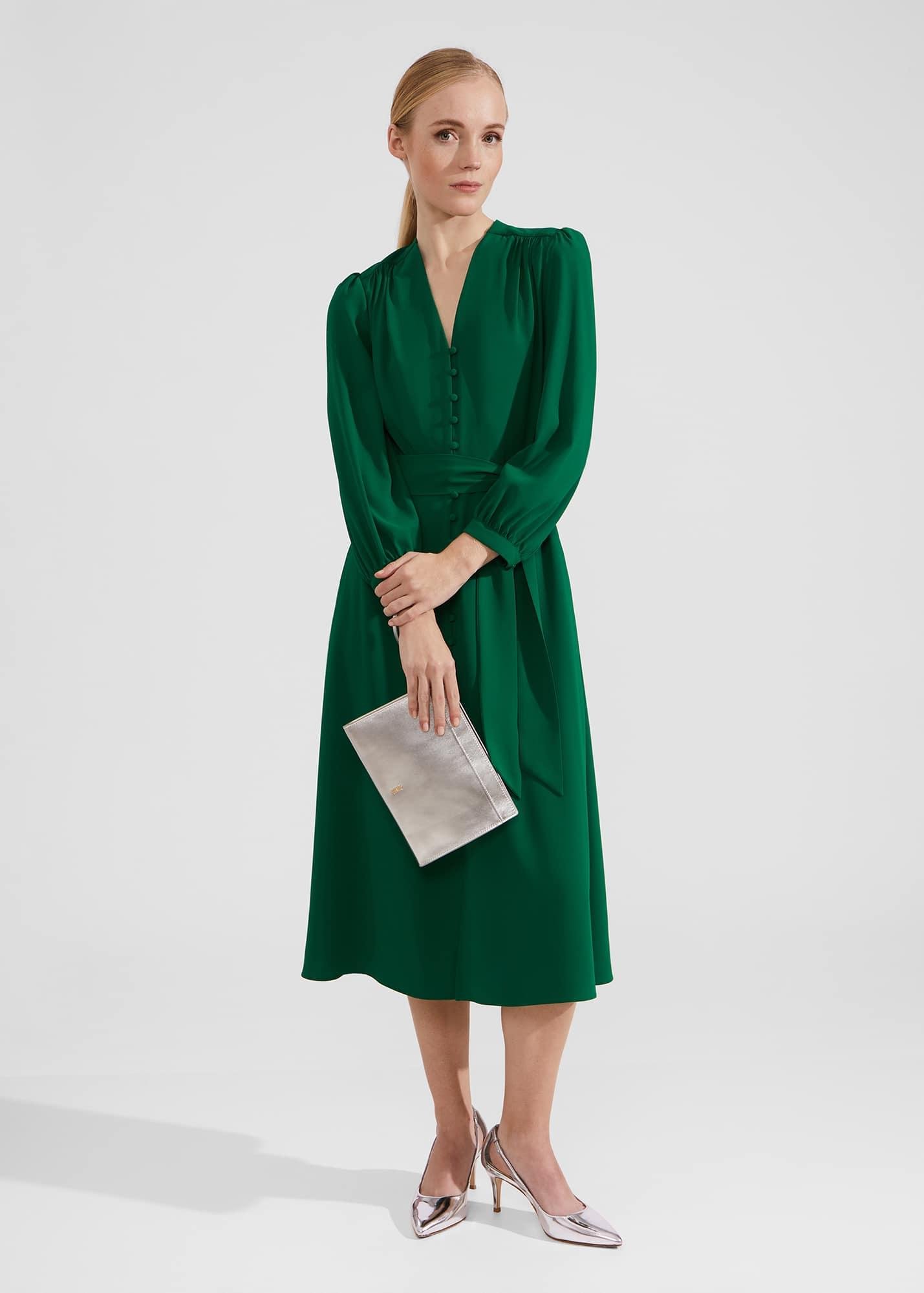 Hobbs Magnolia Dress in Green Lyst UK