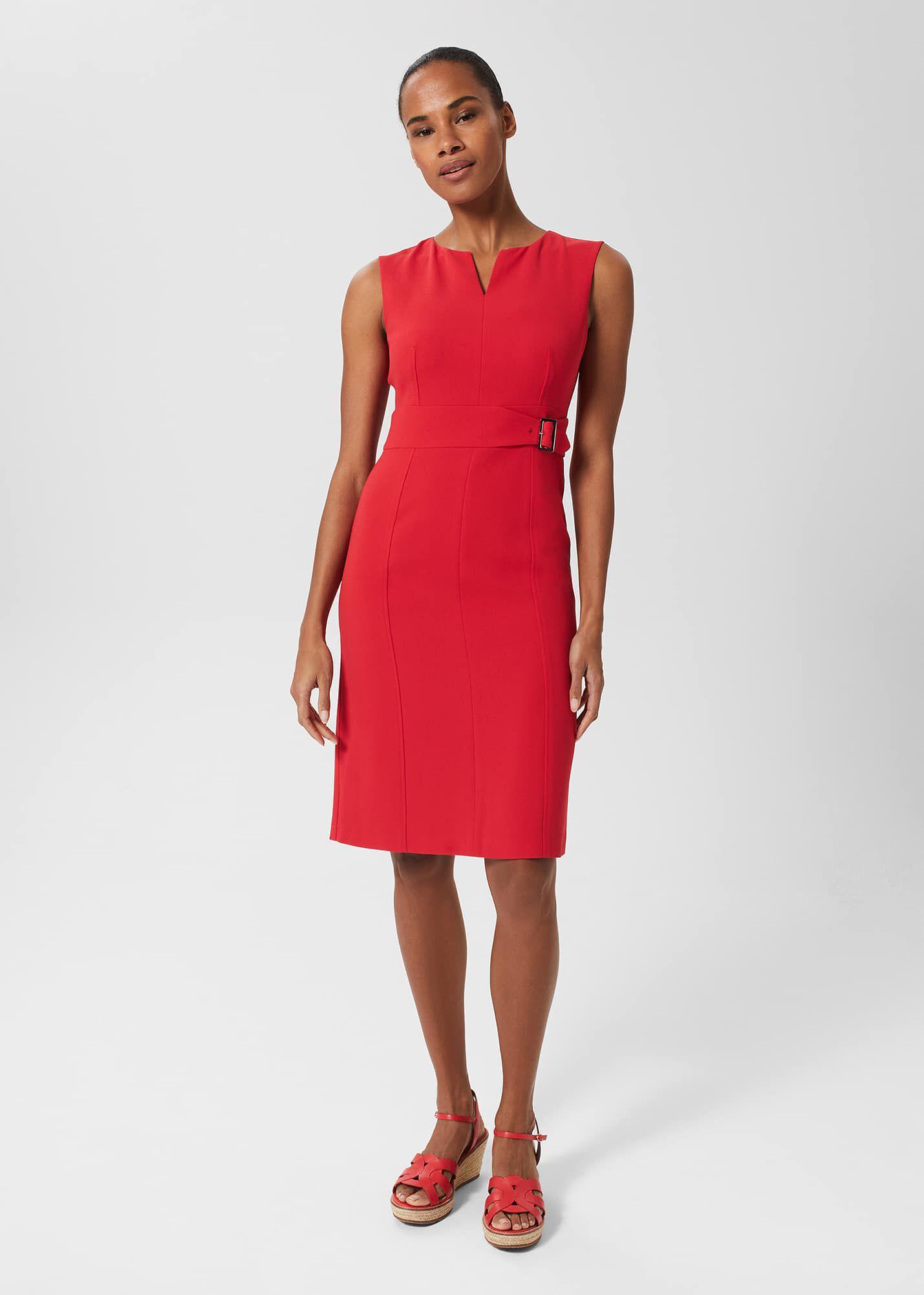 Hobbs Petite Alyssa Dress in Red Lyst