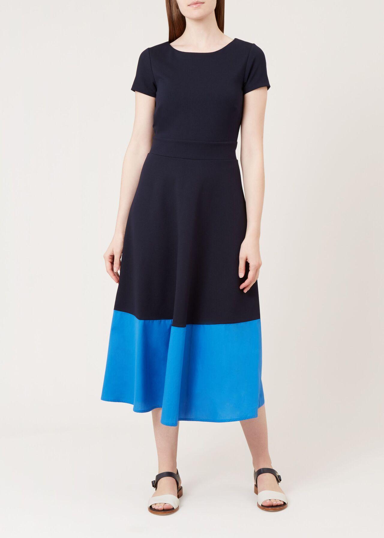 hobbs navy carly dress