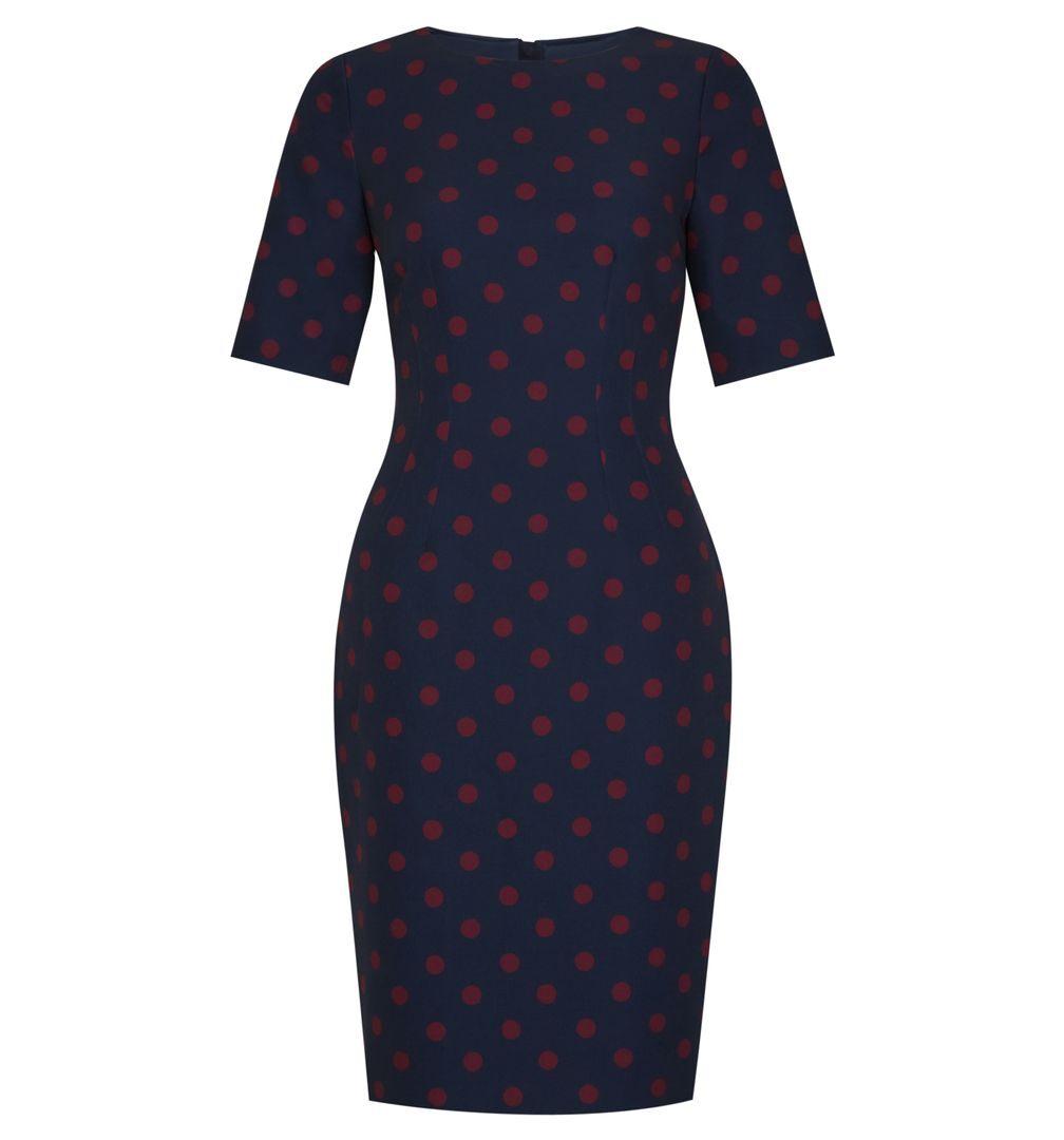 hobbs astraea spot dress