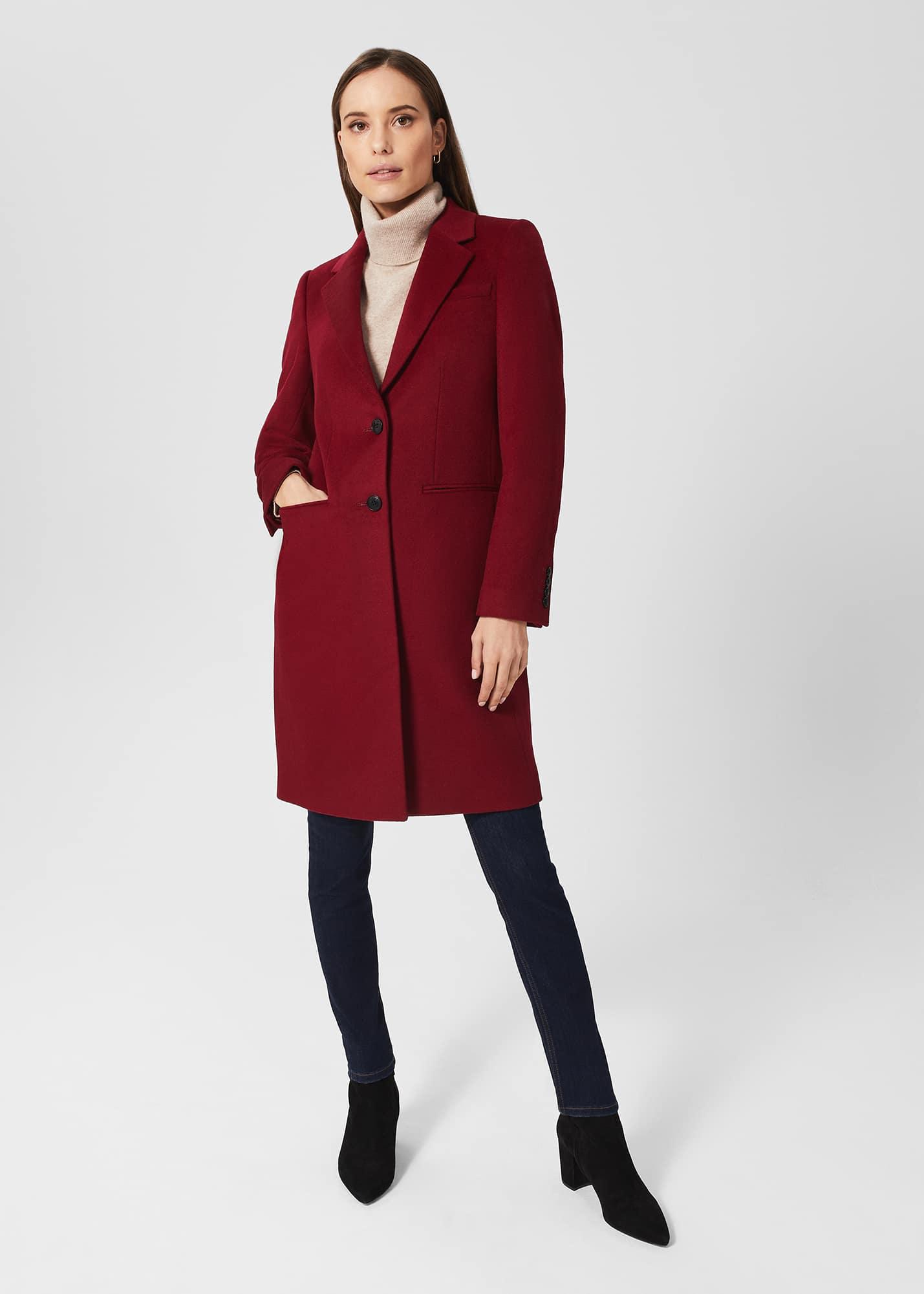 Hobbs red coat sale hotsell
