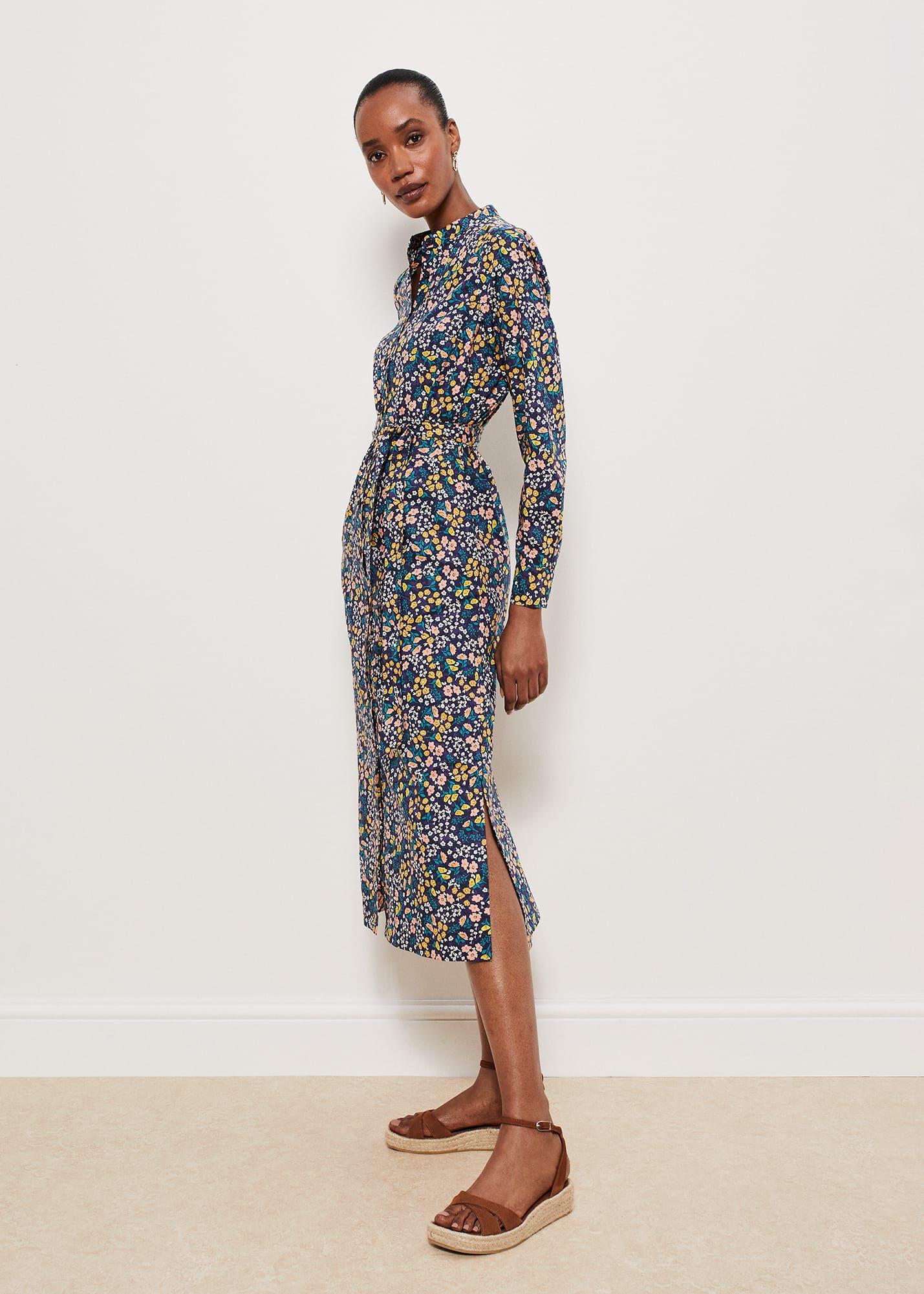 Hobbs stellie top dress navy